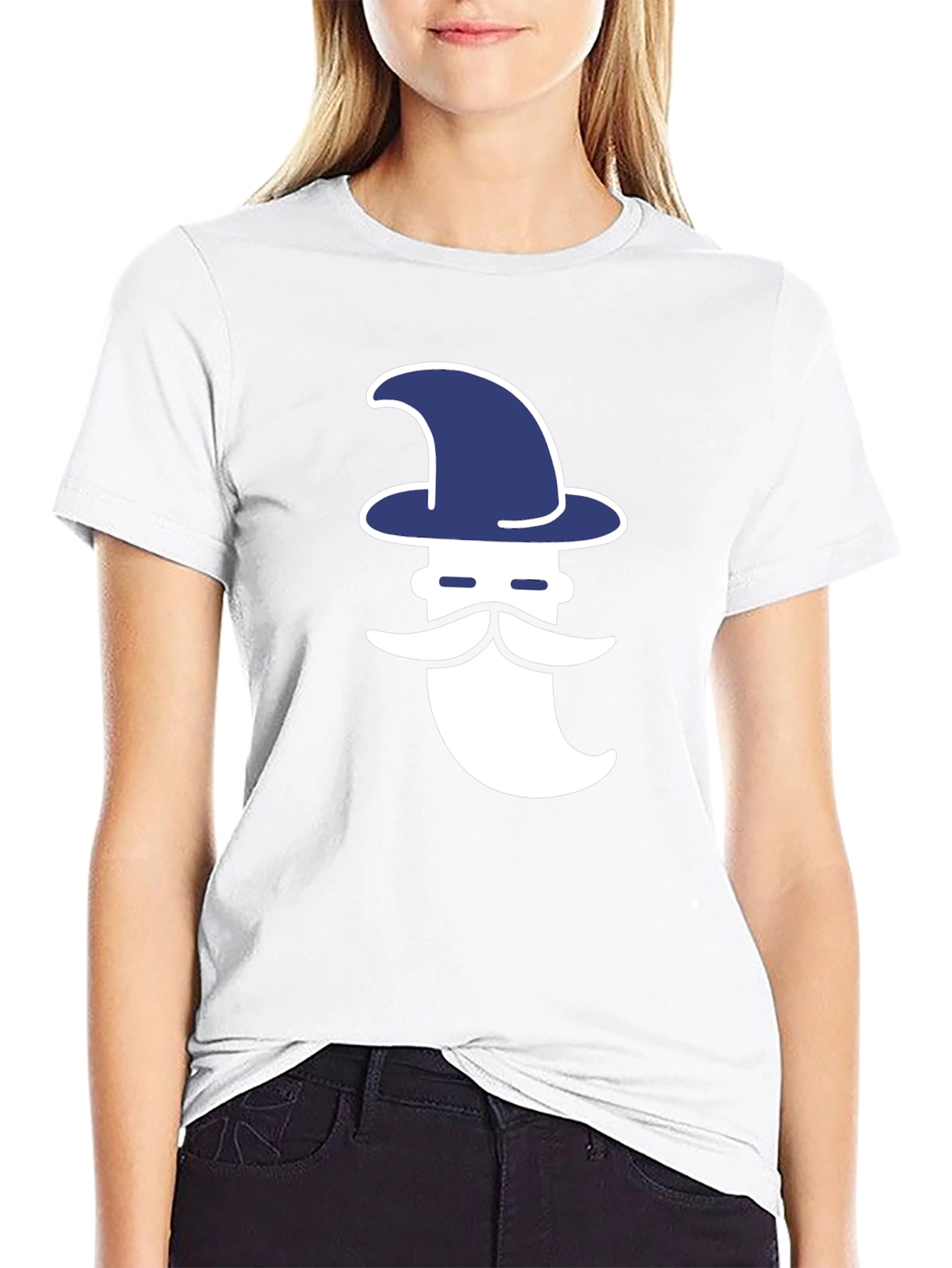 Wizard Graphic Tee - Black Cotton Shirt