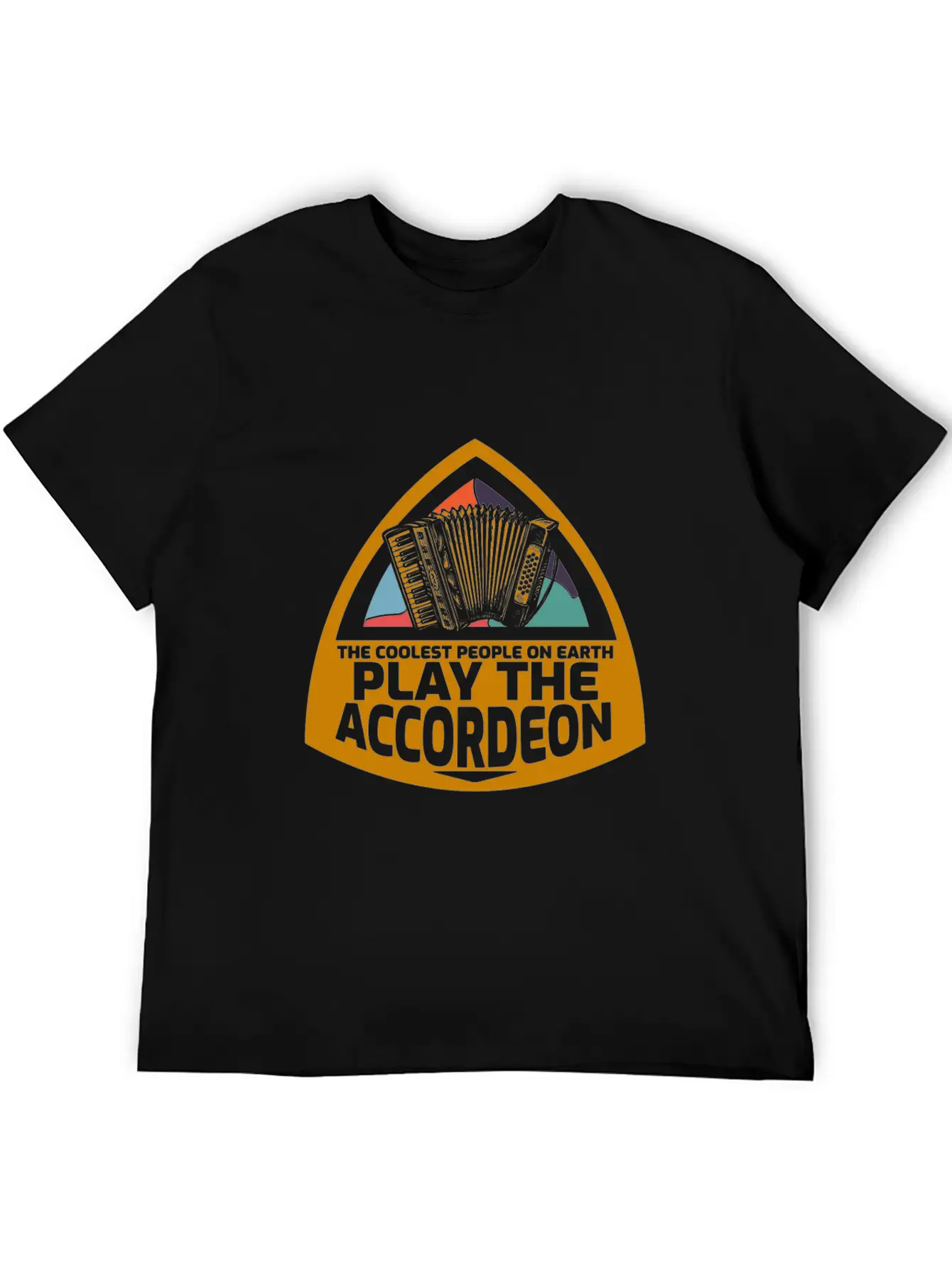 Accordion Casual Graphic T-Shirt – Simple And Comfortable Daily Wear