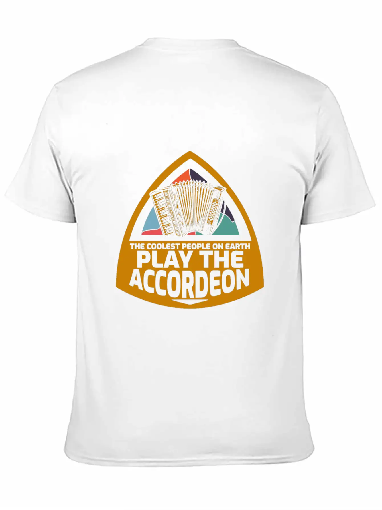 Accordion Casual Graphic T-Shirt – Simple And Comfortable Daily Wear