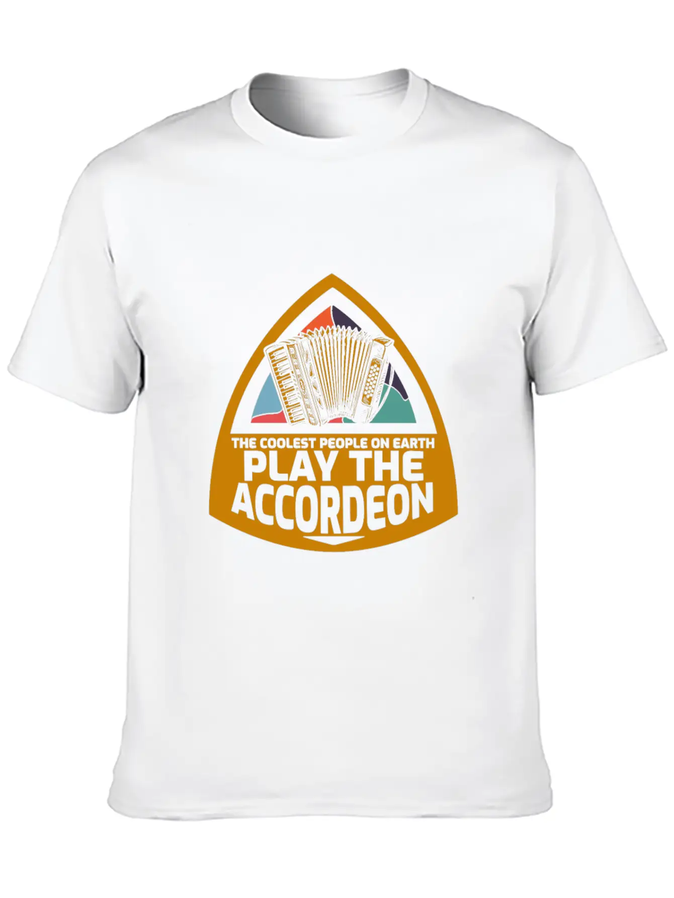 Accordion Casual Graphic T-Shirt – Simple And Comfortable Daily Wear