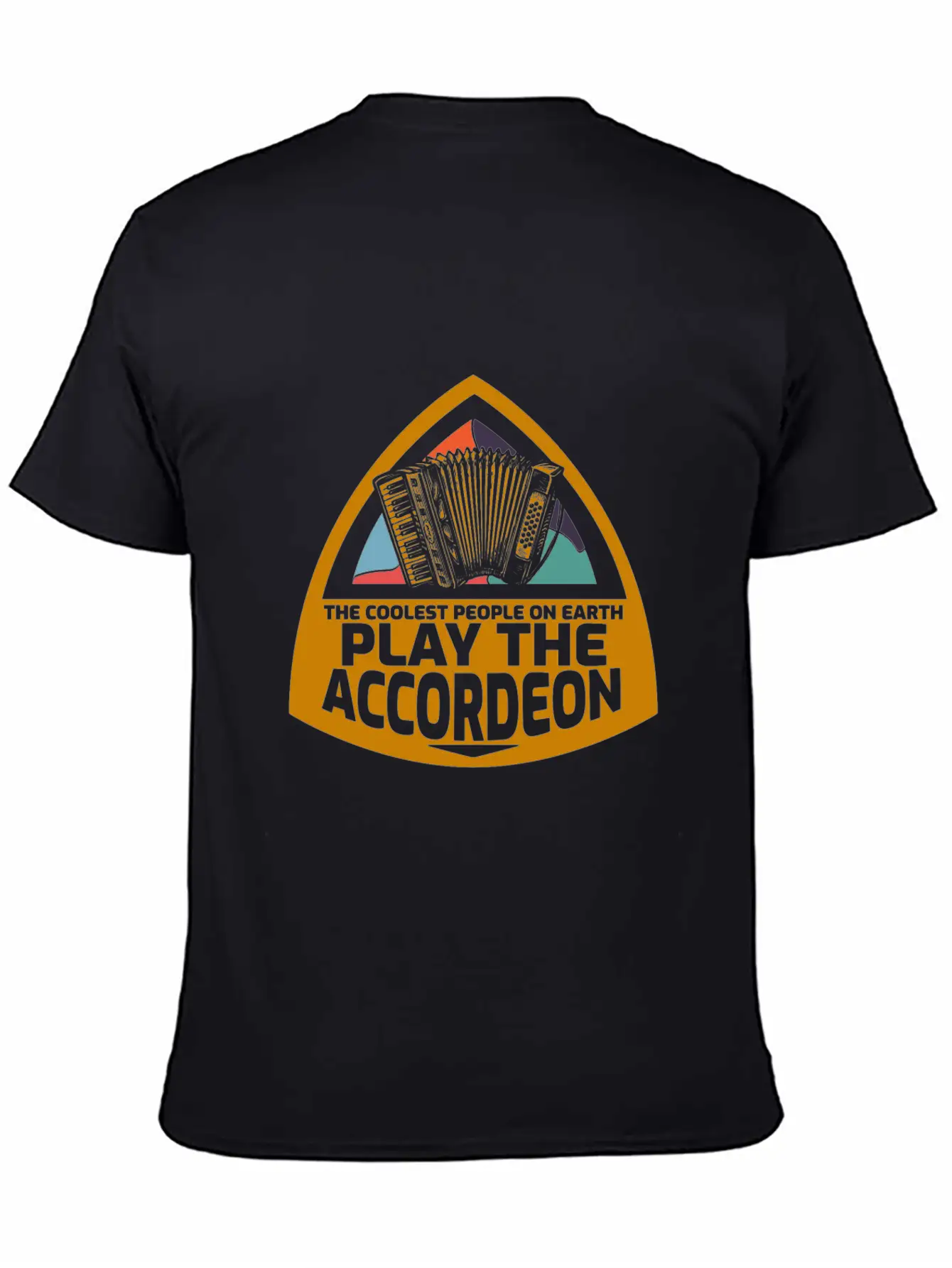 Accordion Casual Graphic T-Shirt – Simple And Comfortable Daily Wear