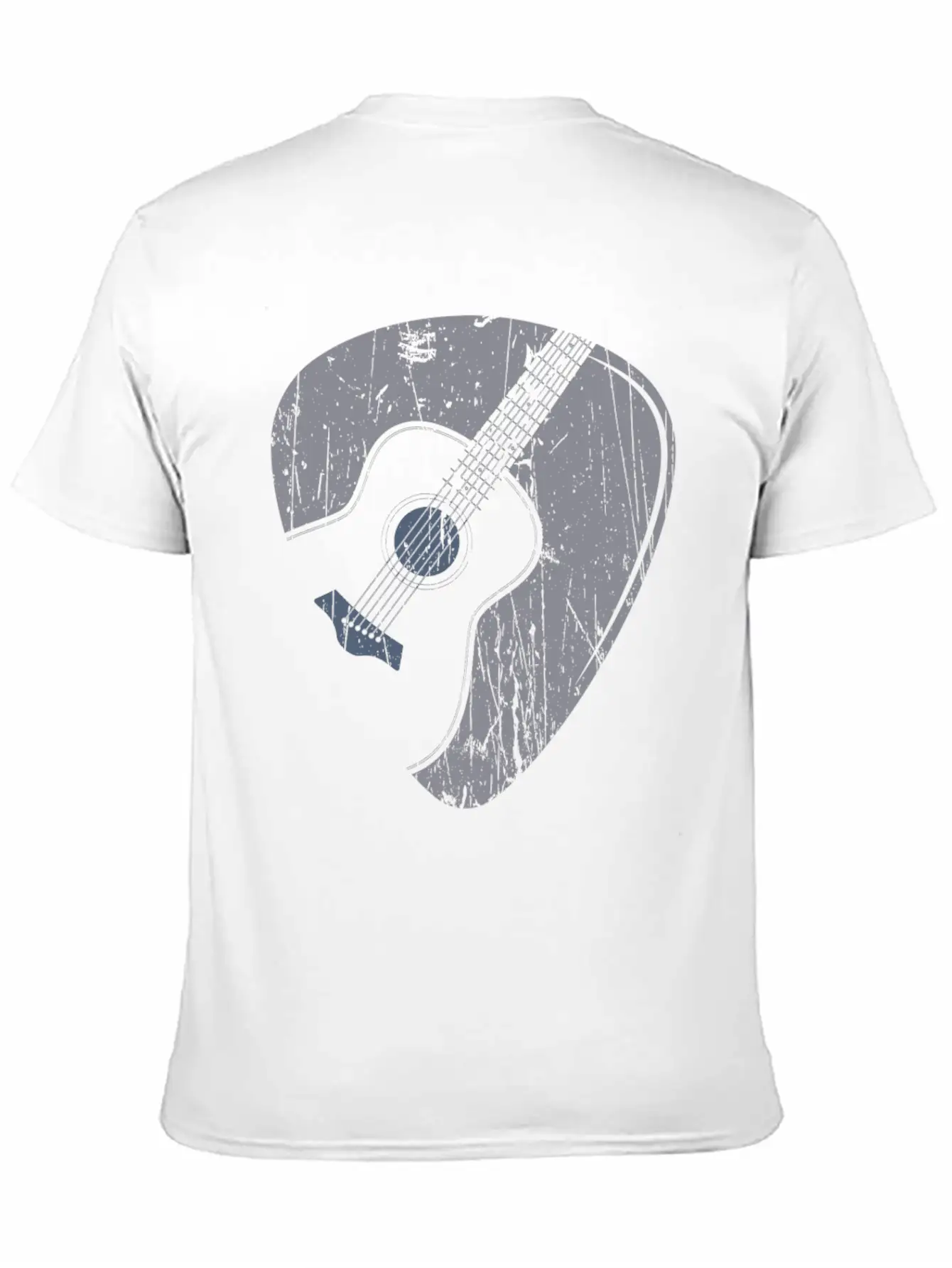 Acoustic Guitar Pick Country Musician Guitarist Casual Graphic T-Shirt – Simple And Comfortable Daily Wear