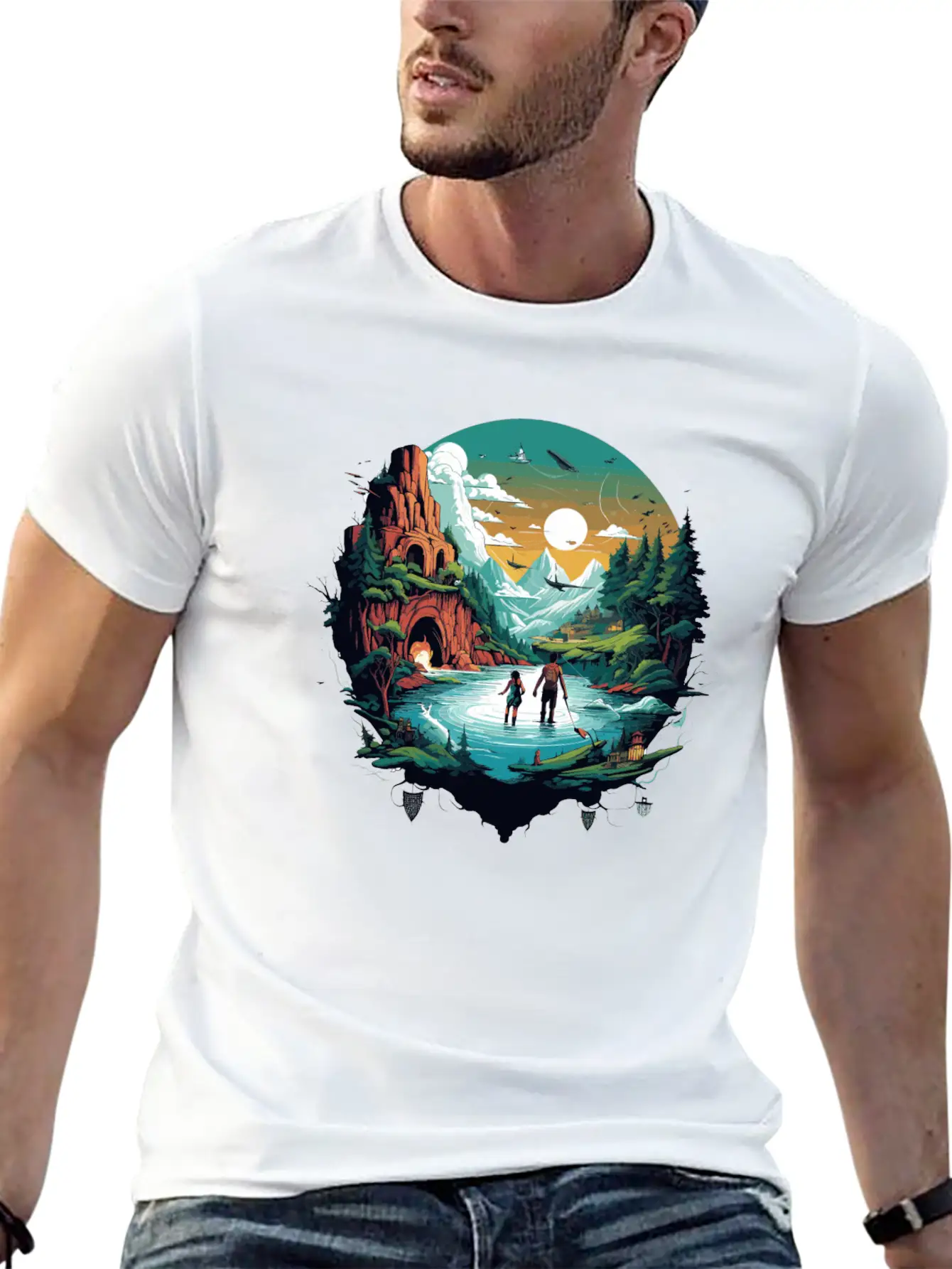 Action Adventure Timeless Short Sleeve Tee – Comfy And Minimalist Design