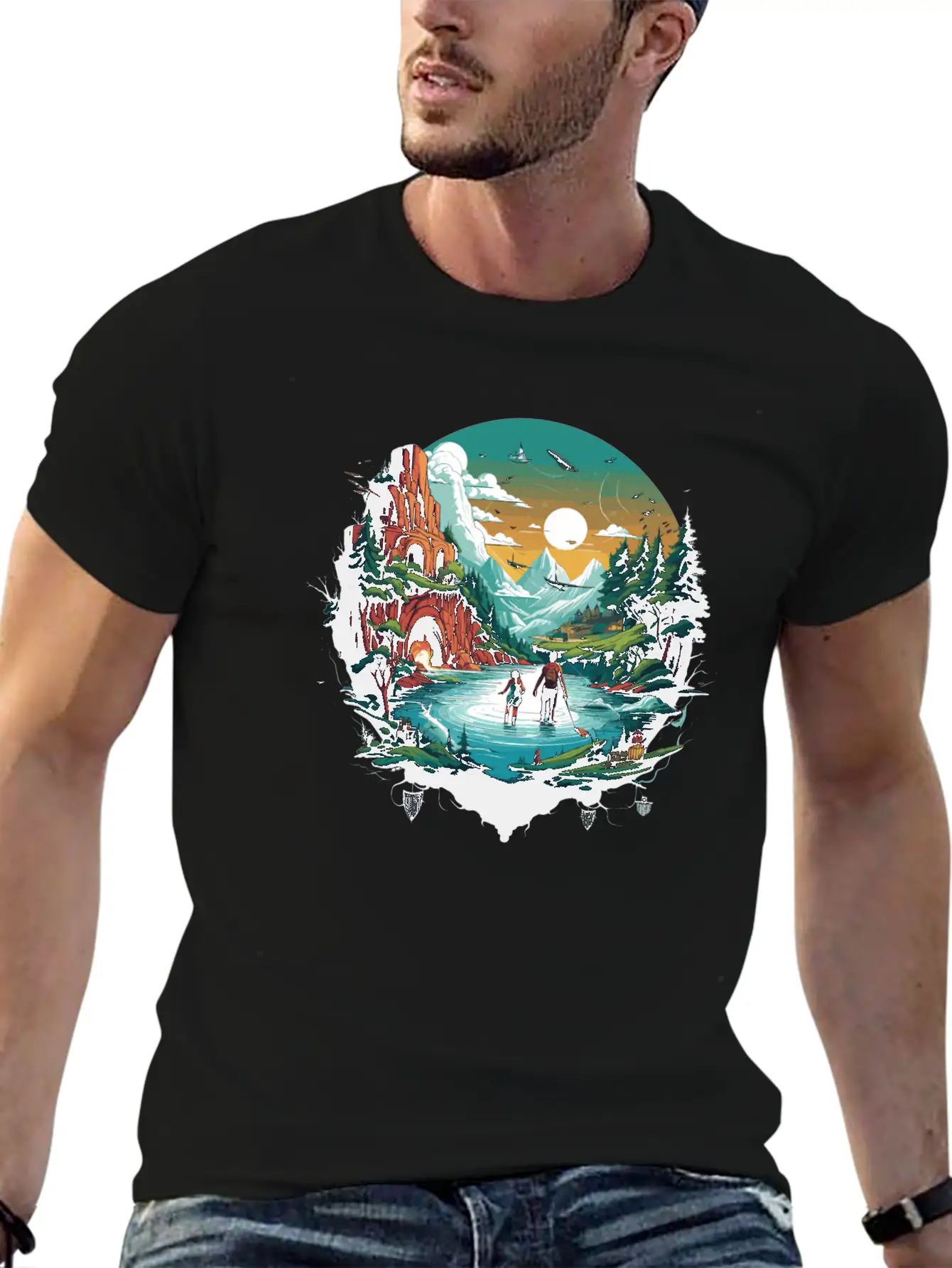 Action Adventure Timeless Short Sleeve Tee – Comfy And Minimalist Design
