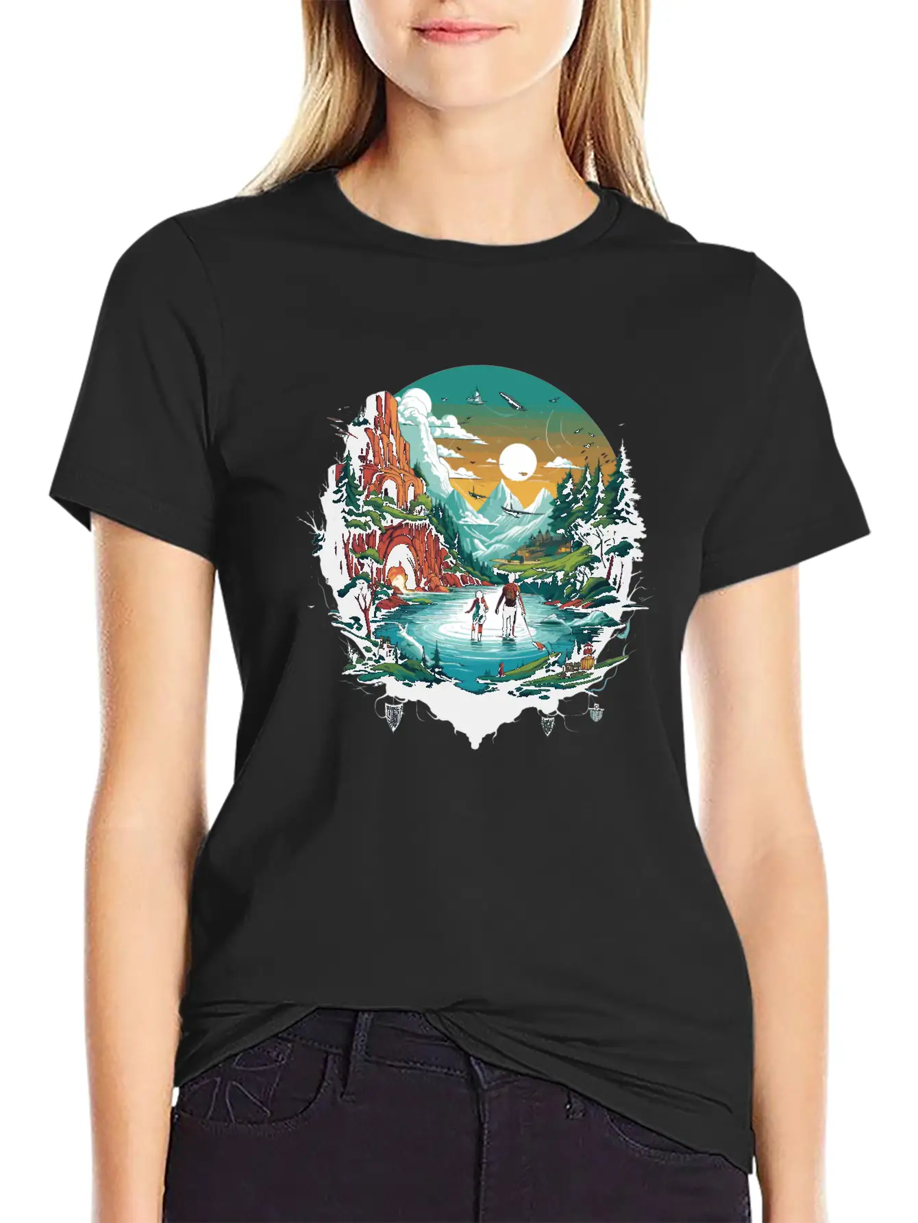 Action Adventure Timeless Short Sleeve Tee – Comfy And Minimalist Design