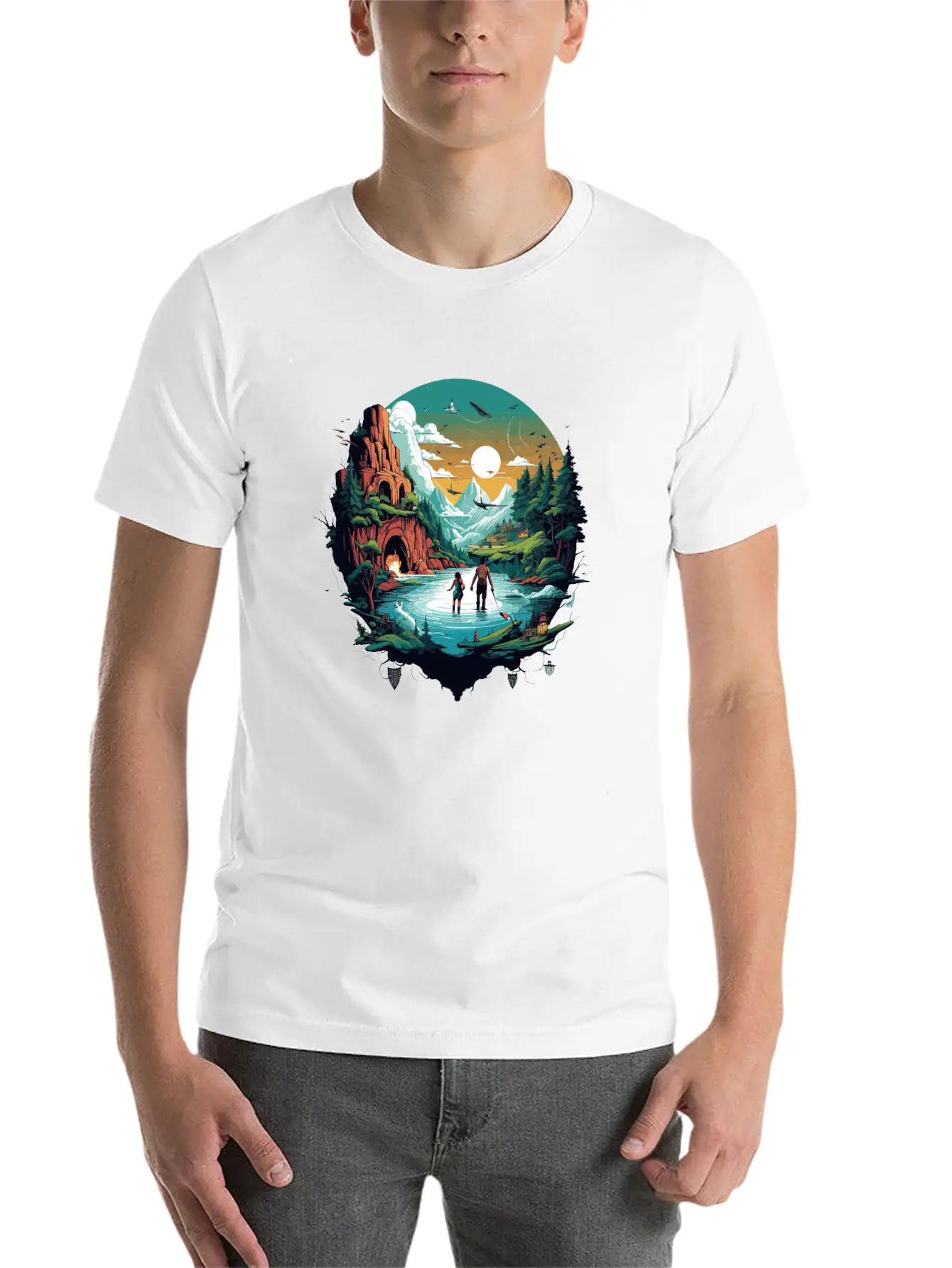 Action Adventure Timeless Short Sleeve Tee – Comfy And Minimalist Design