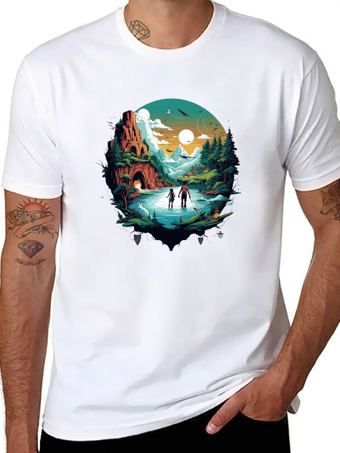 Action Adventure Timeless Short Sleeve Tee – Comfy And Minimalist Design