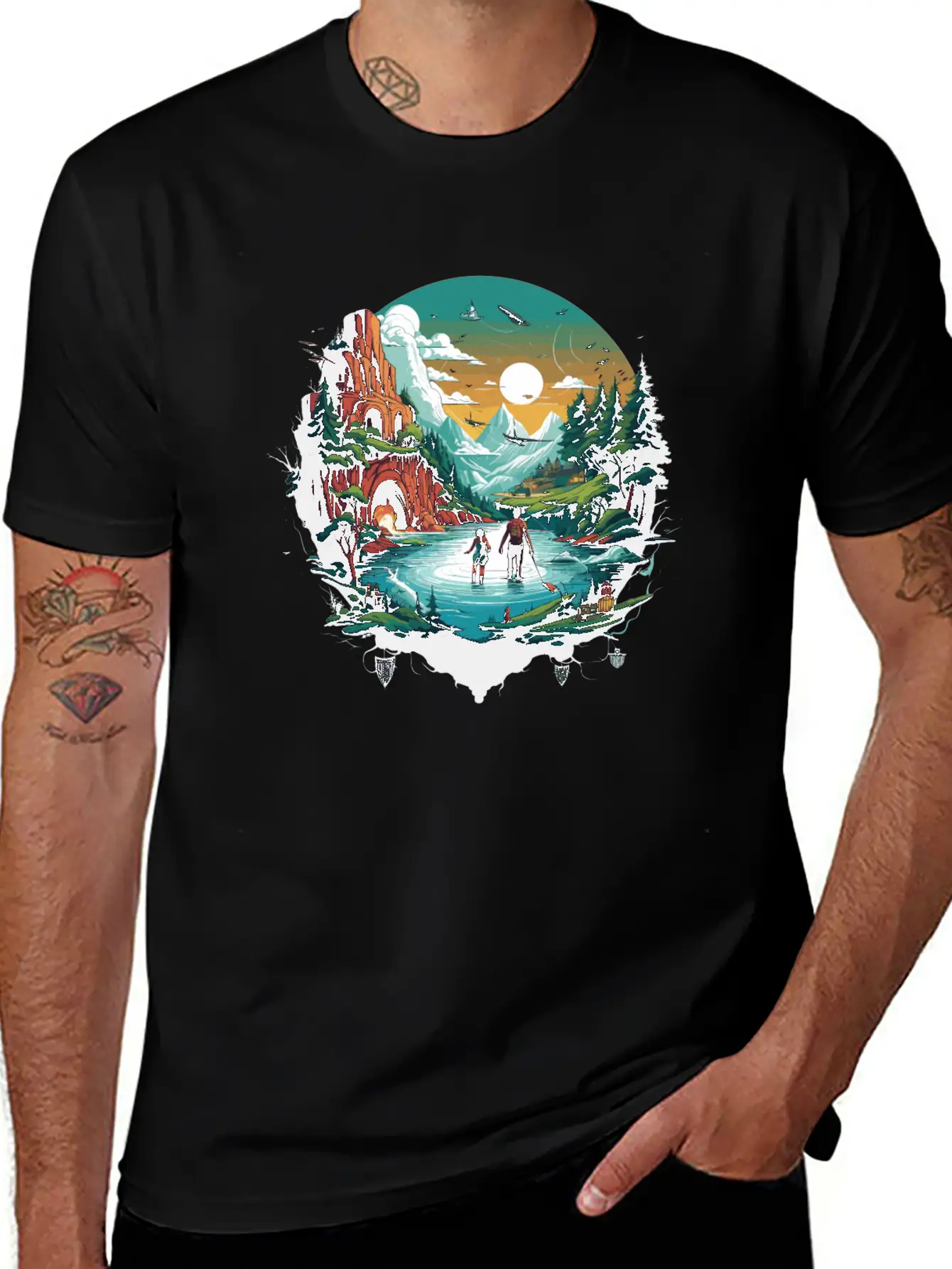 Action Adventure Timeless Short Sleeve Tee – Comfy And Minimalist Design