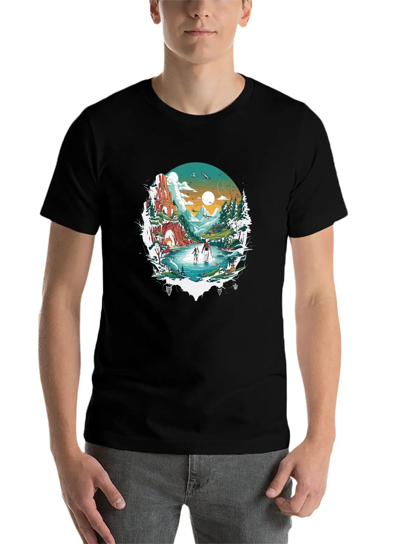 Action Adventure Timeless Short Sleeve Tee – Comfy And Minimalist Design
