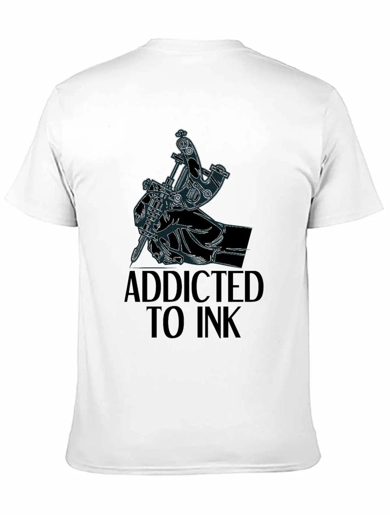 Addicted To Ink Tattoo Tattooist Tattoos Gift Timeless Short Sleeve Tee – Comfy And Minimalist Design