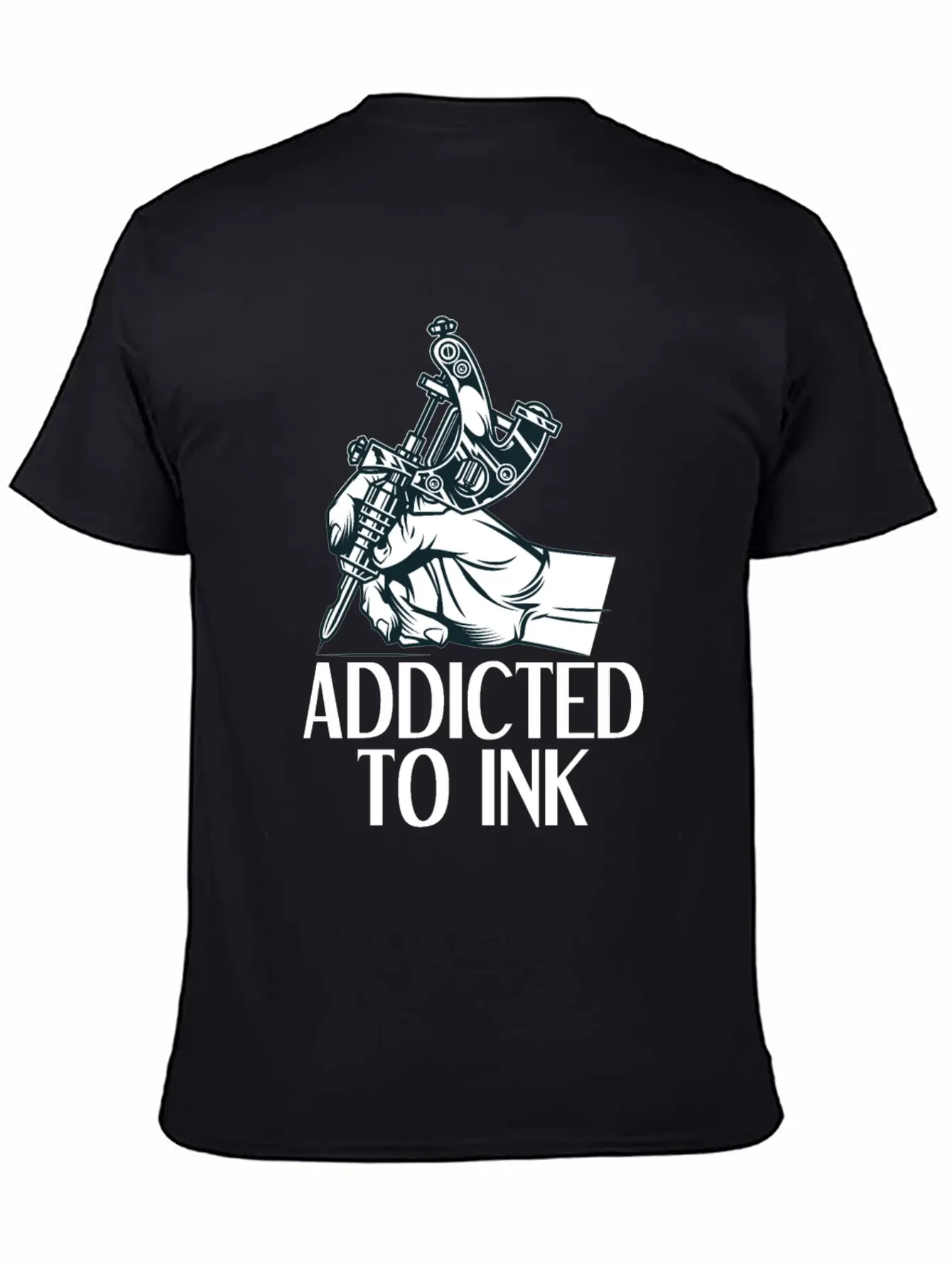 Addicted To Ink Tattoo Tattooist Tattoos Gift Timeless Short Sleeve Tee – Comfy And Minimalist Design