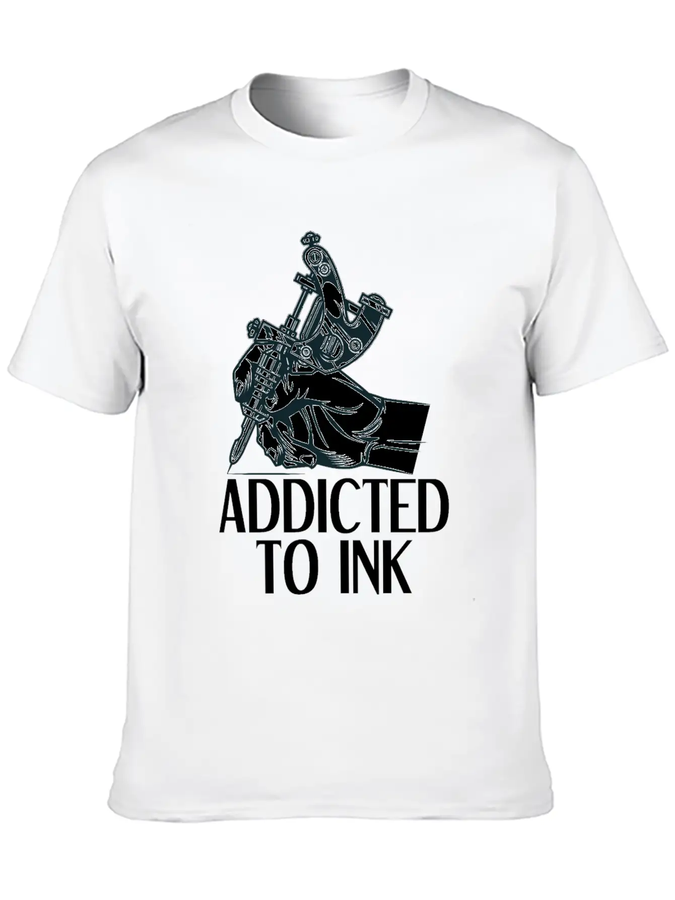 Addicted To Ink Tattoo Tattooist Tattoos Gift Timeless Short Sleeve Tee – Comfy And Minimalist Design