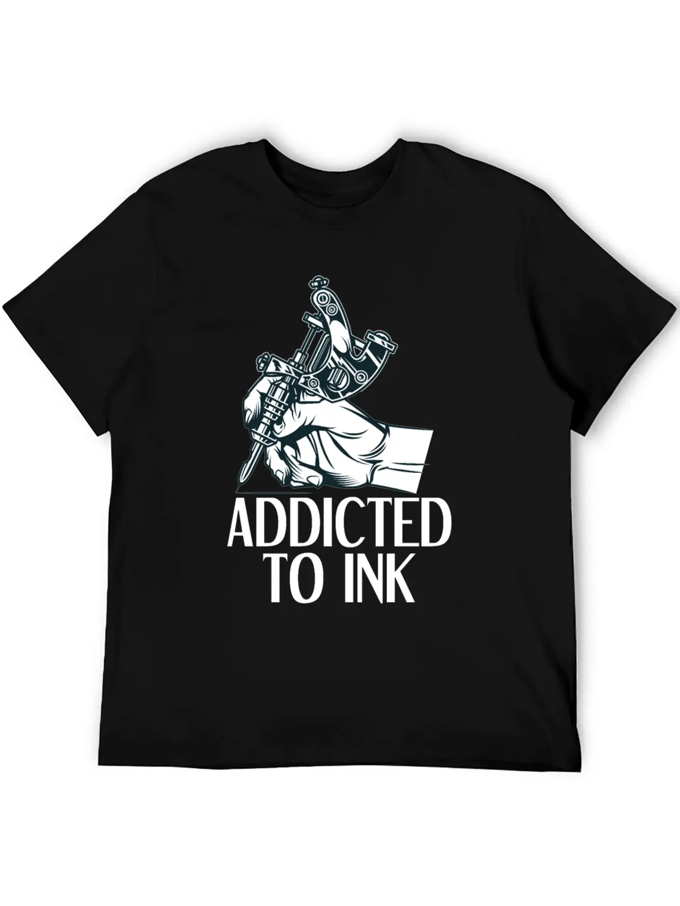 Addicted To Ink Tattoo Tattooist Tattoos Gift Timeless Short Sleeve Tee – Comfy And Minimalist Design