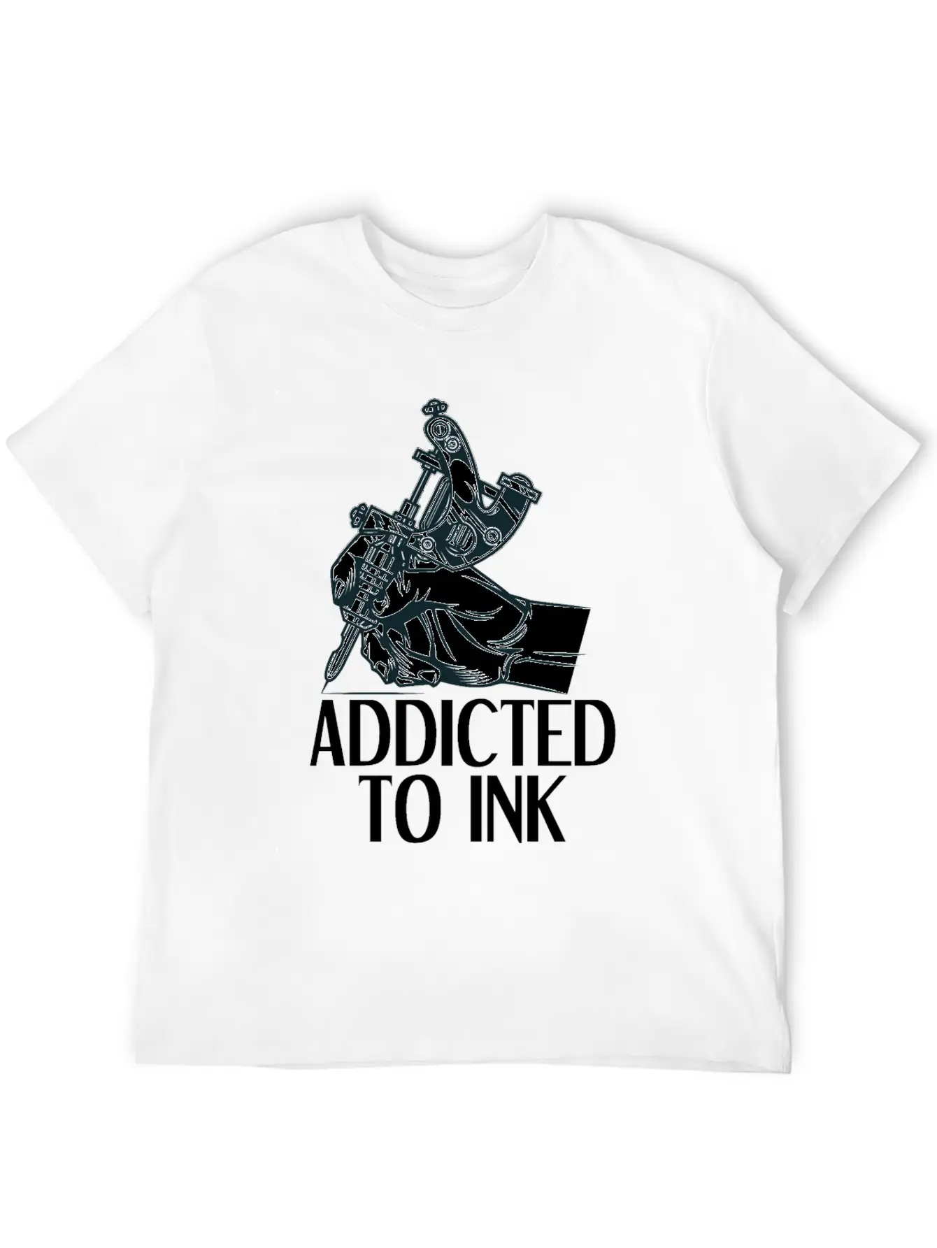 Addicted To Ink Tattoo Tattooist Tattoos Gift Timeless Short Sleeve Tee – Comfy And Minimalist Design