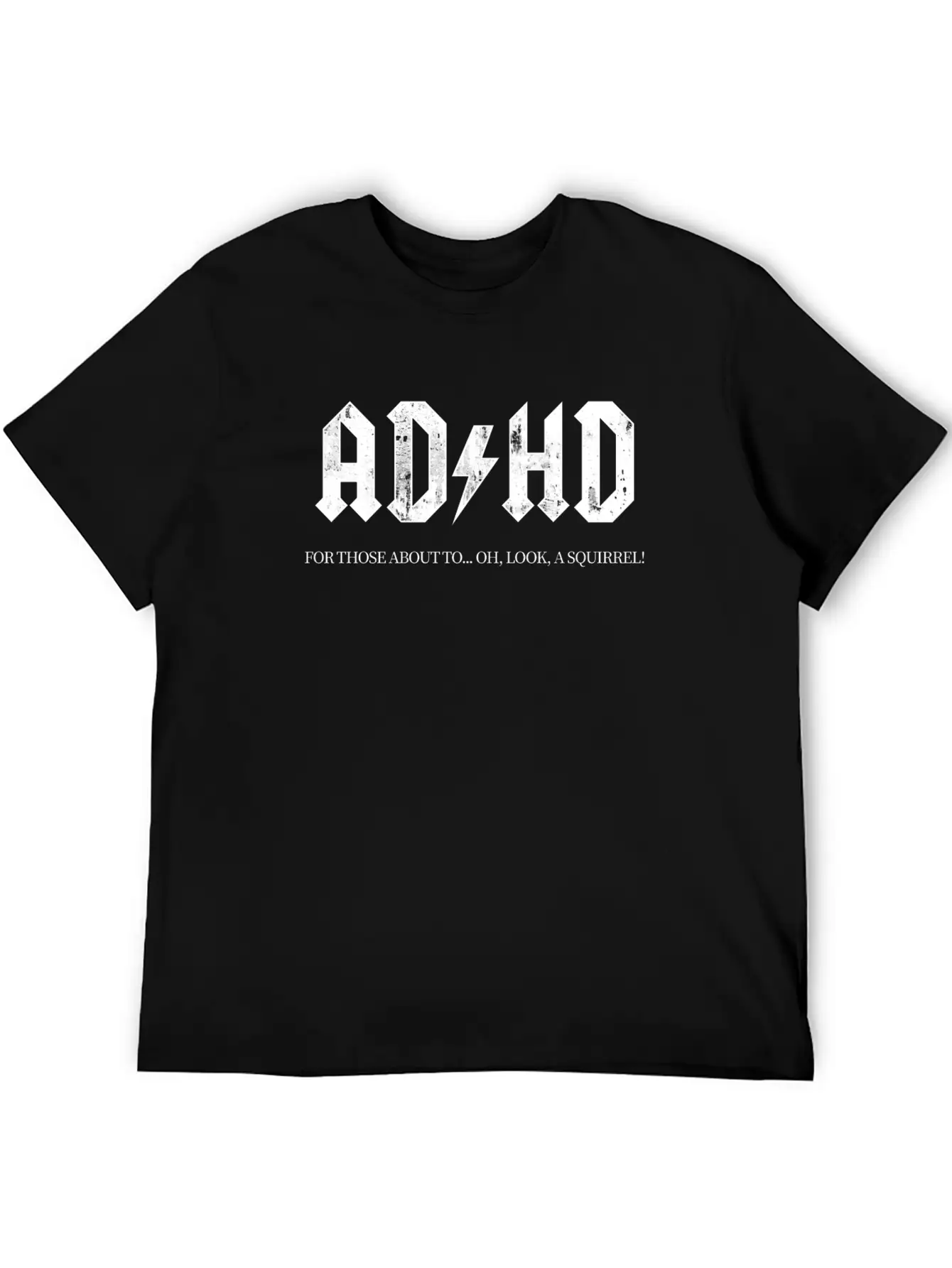 ADHD Meme Casual Graphic T-Shirt – Simple And Comfortable Daily Wear