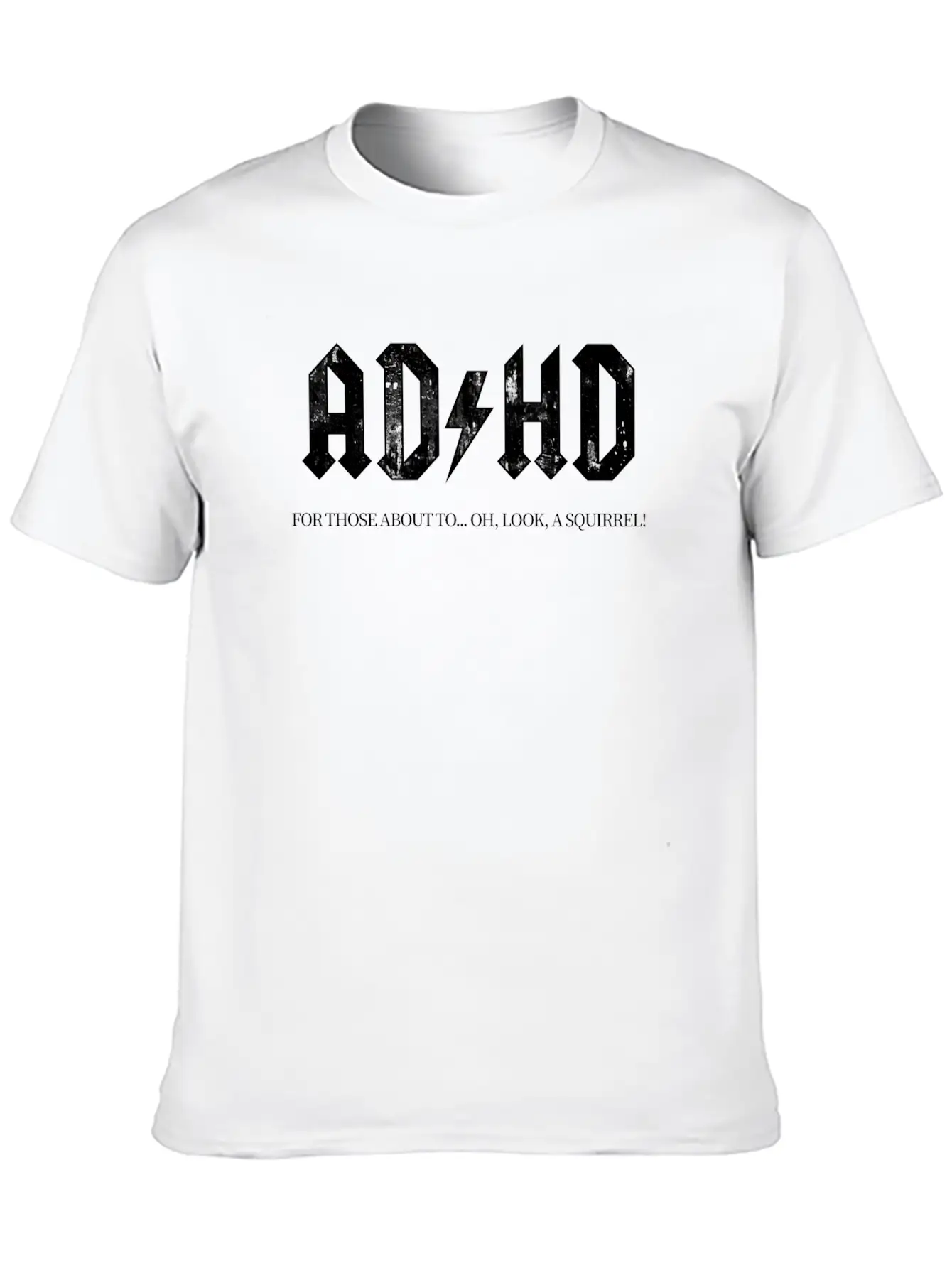 ADHD Meme Casual Graphic T-Shirt – Simple And Comfortable Daily Wear