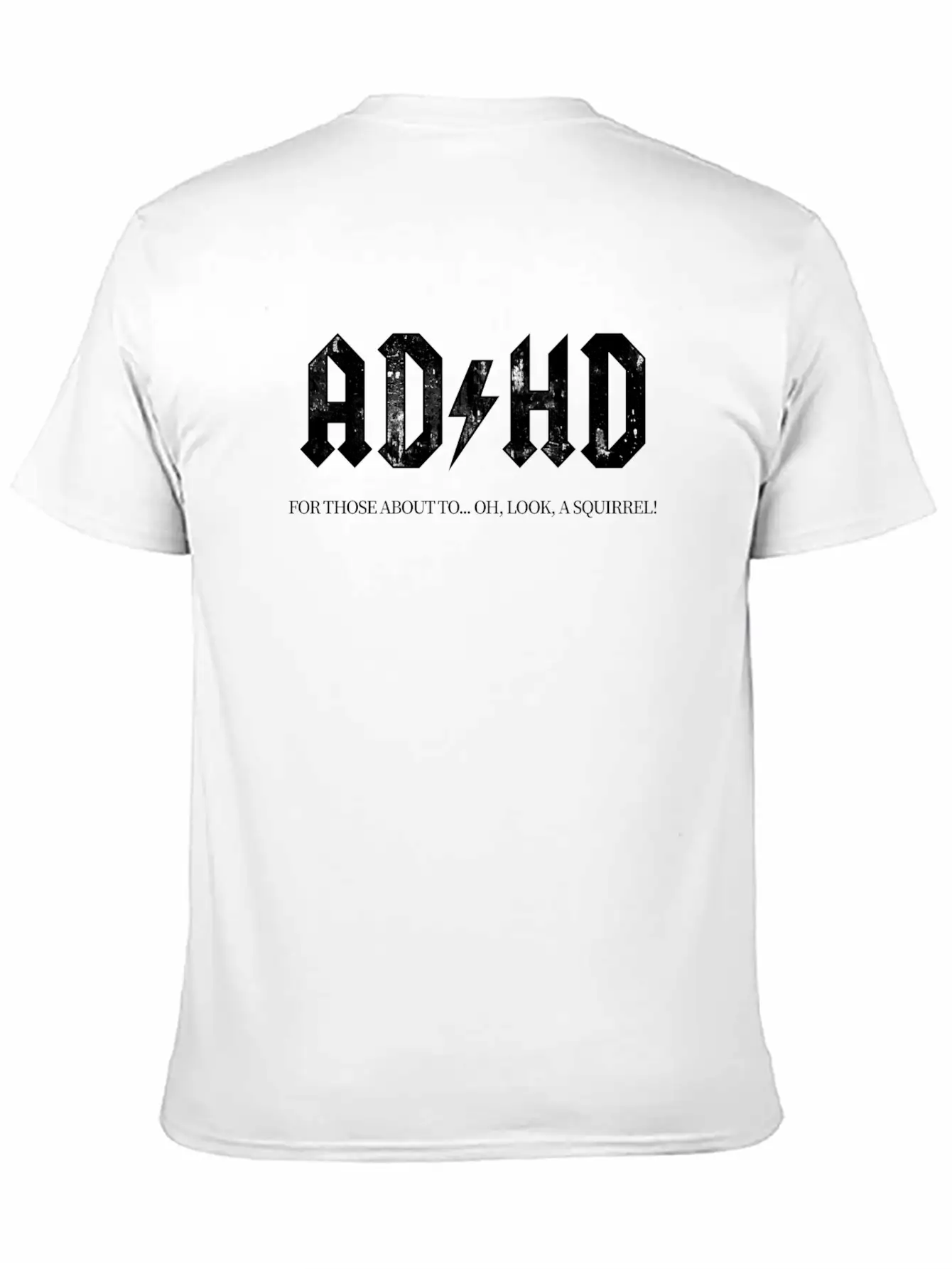 ADHD Meme Casual Graphic T-Shirt – Simple And Comfortable Daily Wear