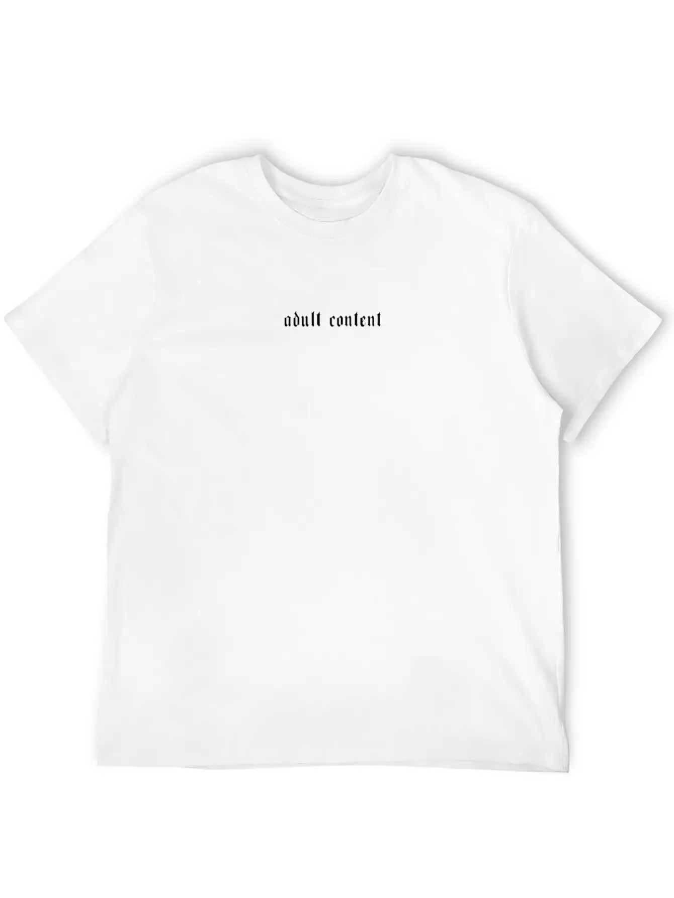 Adult Content Aesthetic Grunge Goth Aesthetics Casual Graphic T-Shirt – Simple And Comfortable Daily Wear
