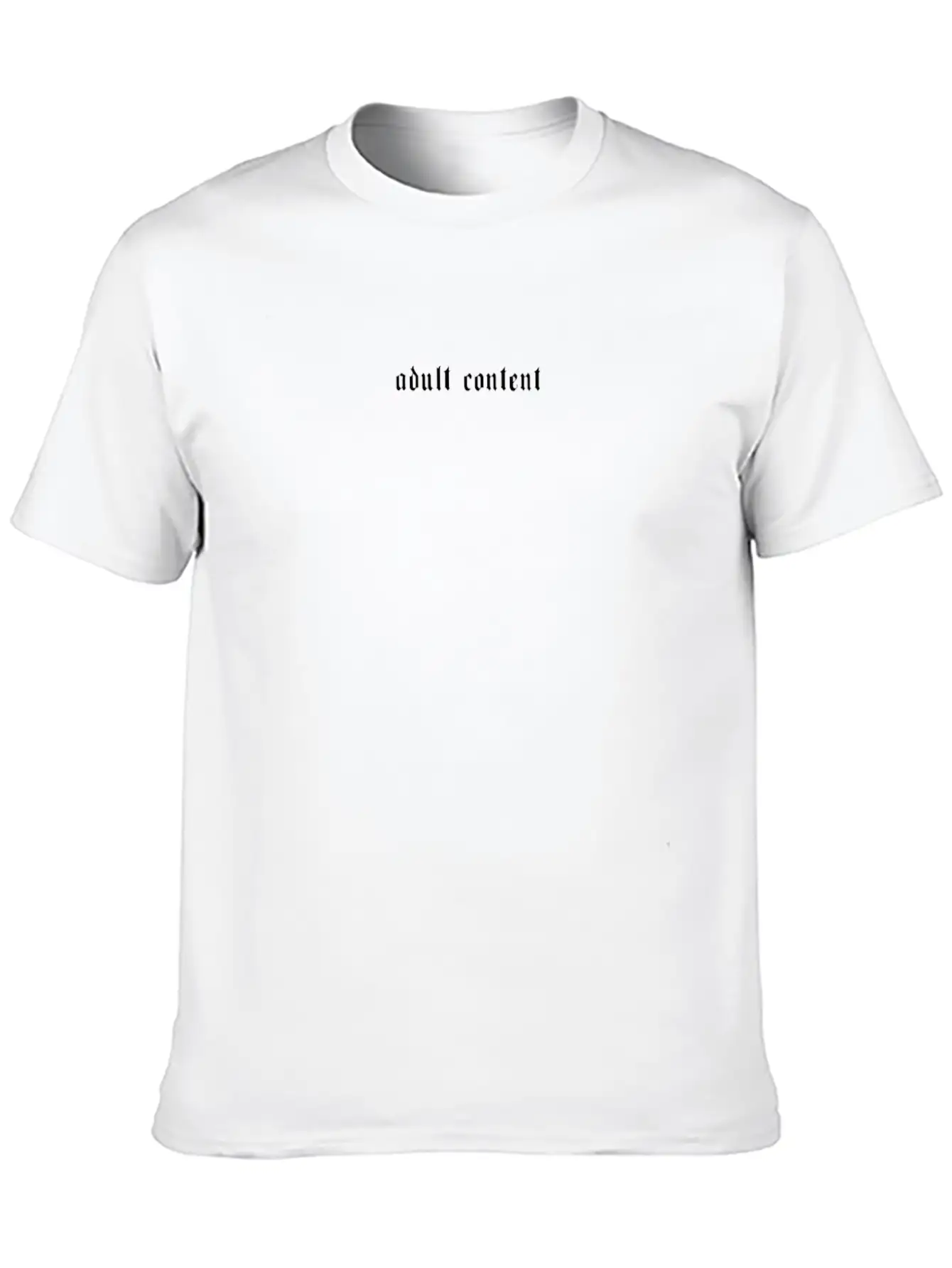 Adult Content Aesthetic Grunge Goth Aesthetics Casual Graphic T-Shirt – Simple And Comfortable Daily Wear