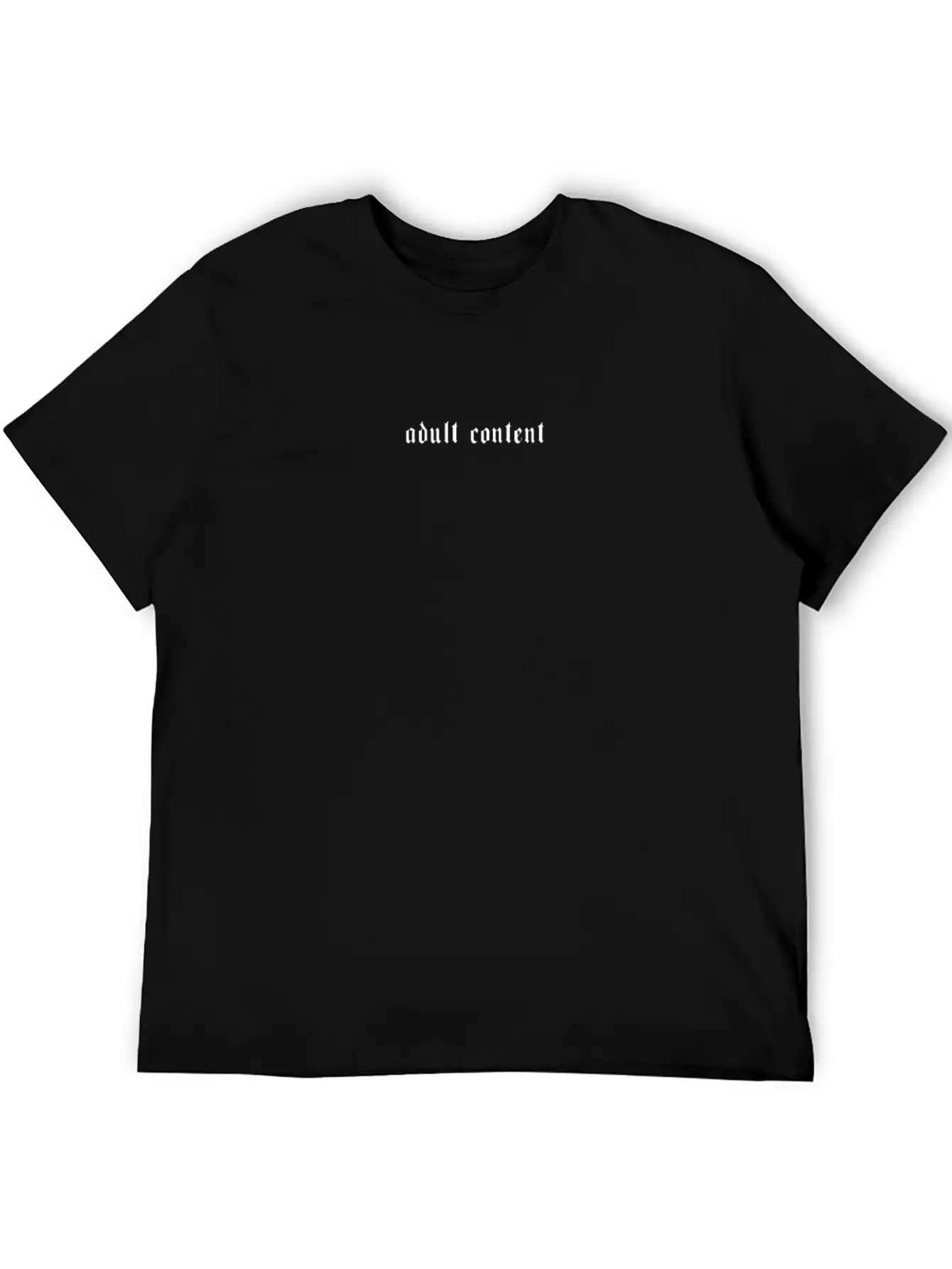 Adult Content Aesthetic Grunge Goth Aesthetics Casual Graphic T-Shirt – Simple And Comfortable Daily Wear