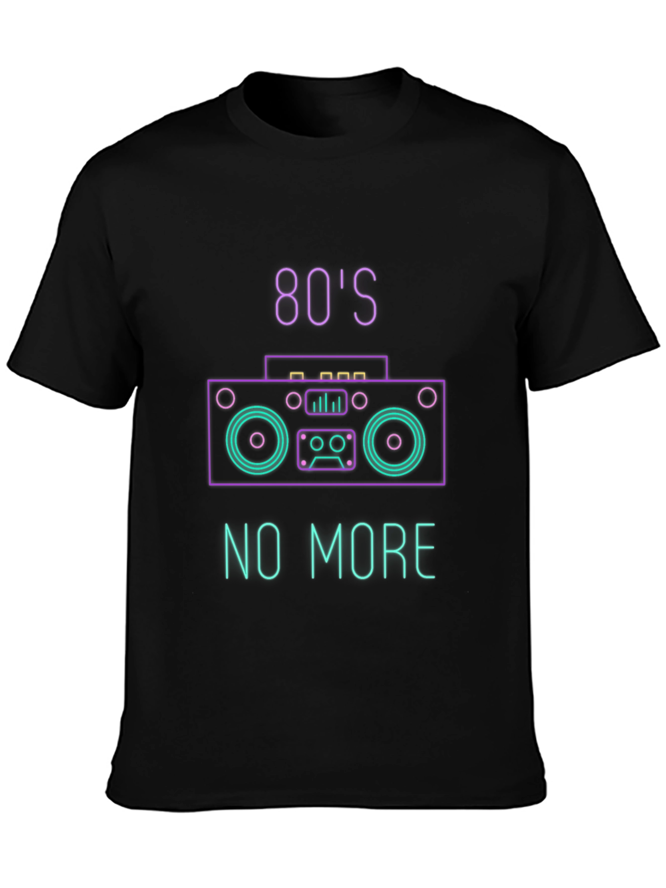 80s No More Neon Graphic T-Shirt
