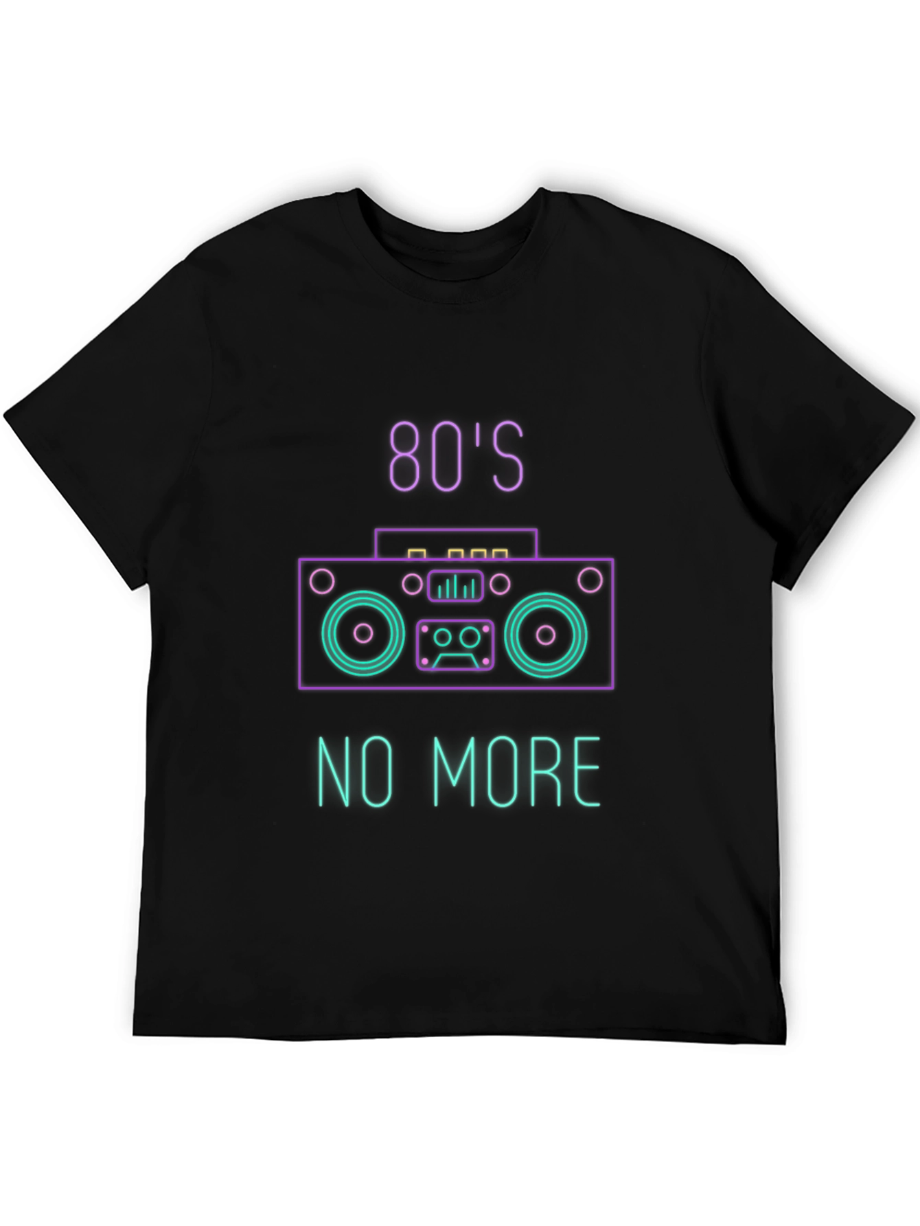80s No More Neon Graphic T-Shirt