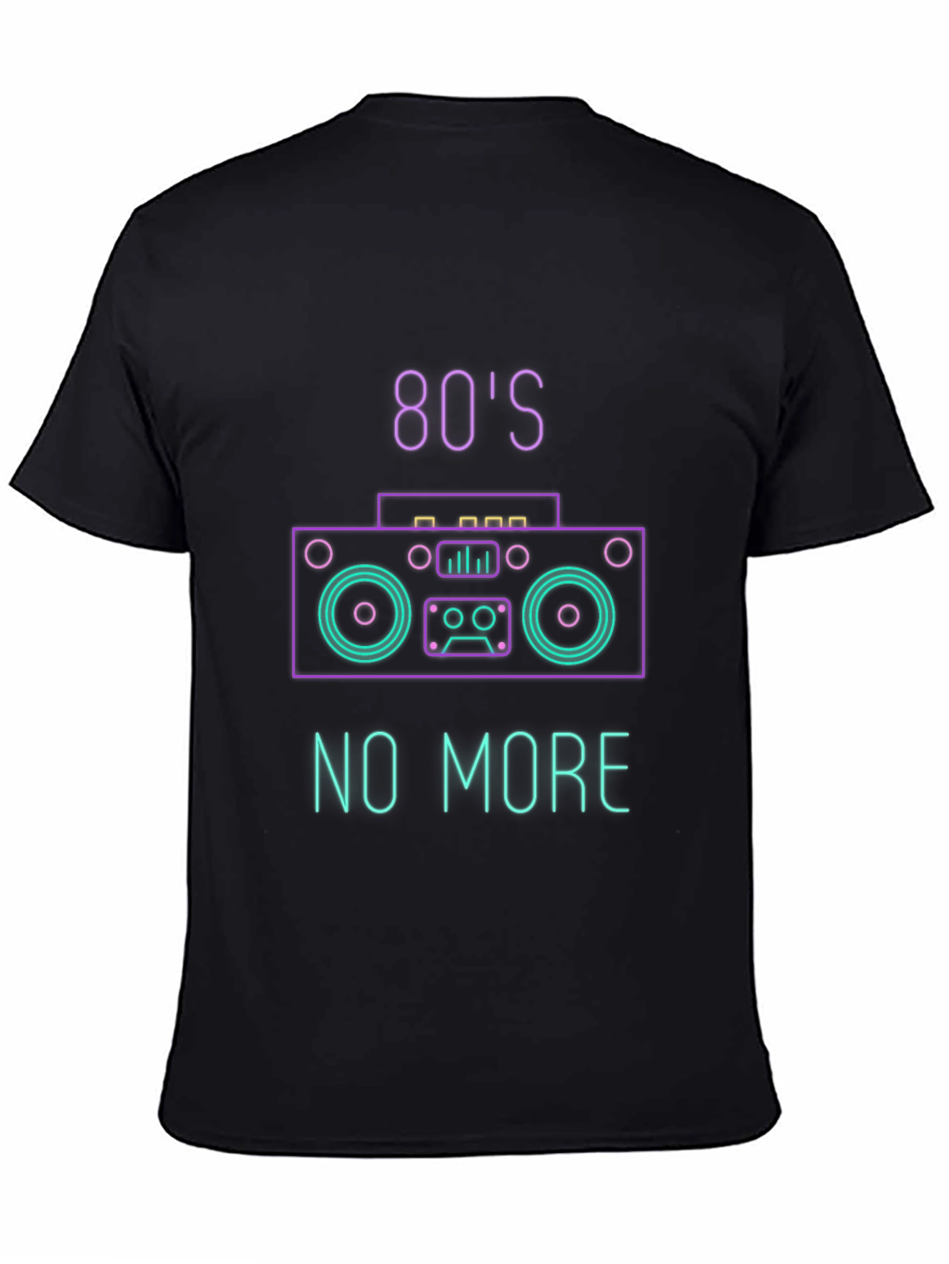 80s No More Neon Graphic T-Shirt