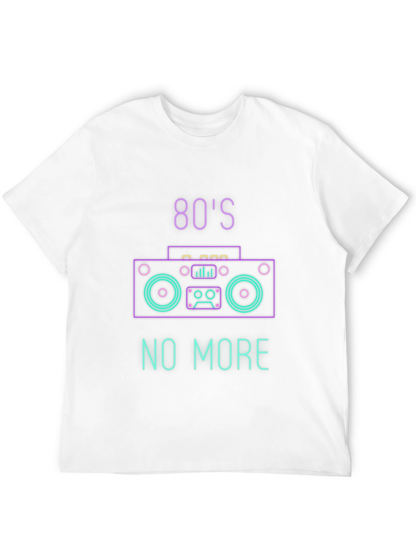 80s No More Neon Graphic T-Shirt