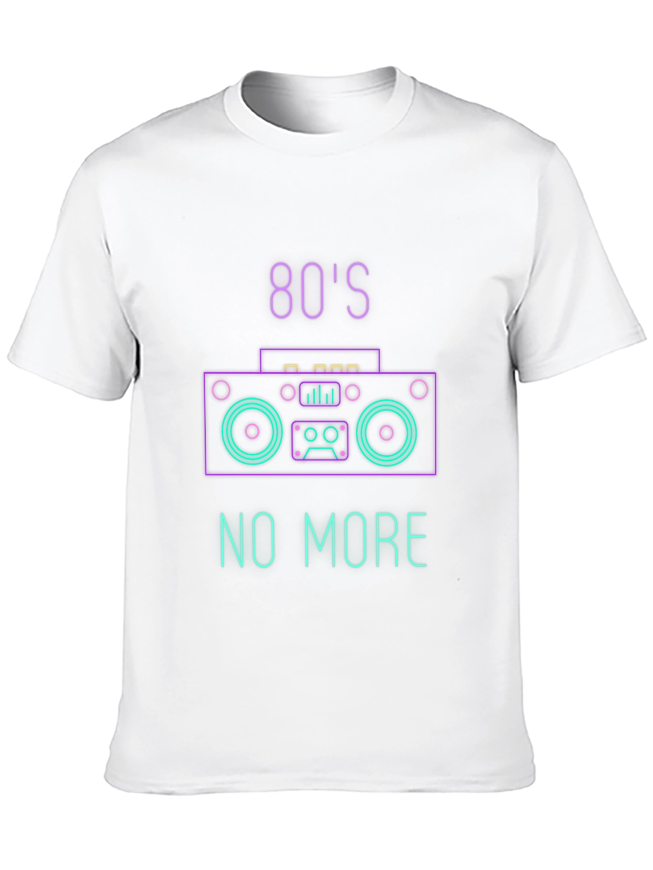 80s No More Neon Graphic T-Shirt