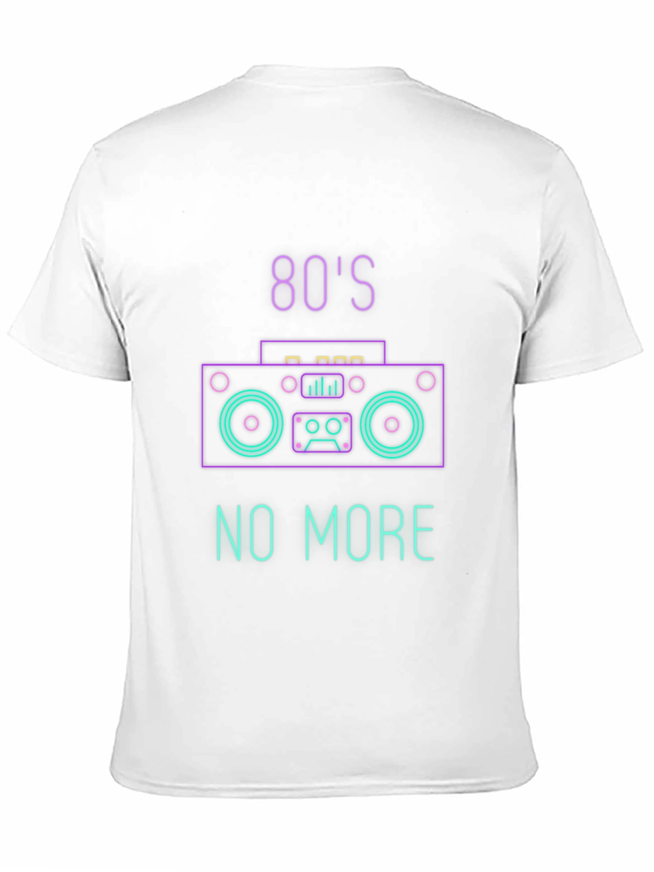 80s No More Neon Graphic T-Shirt