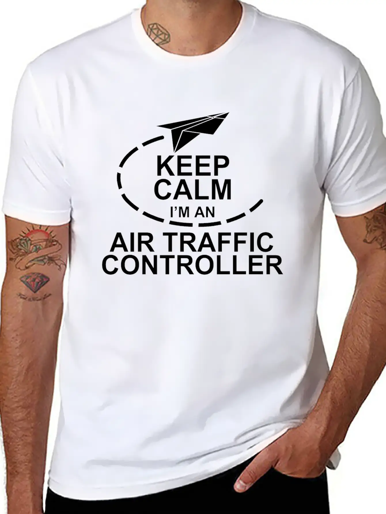 Air Traffic Controller Casual Graphic T-Shirt – Simple And Comfortable Daily Wear