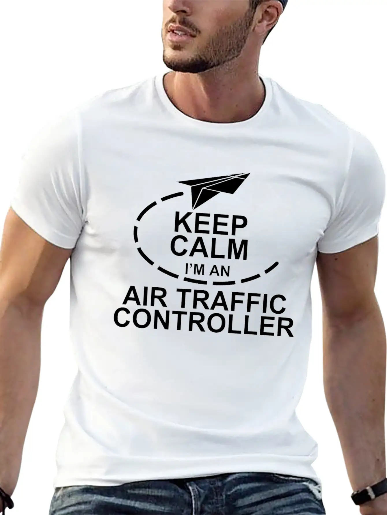 Air Traffic Controller Casual Graphic T-Shirt – Simple And Comfortable Daily Wear