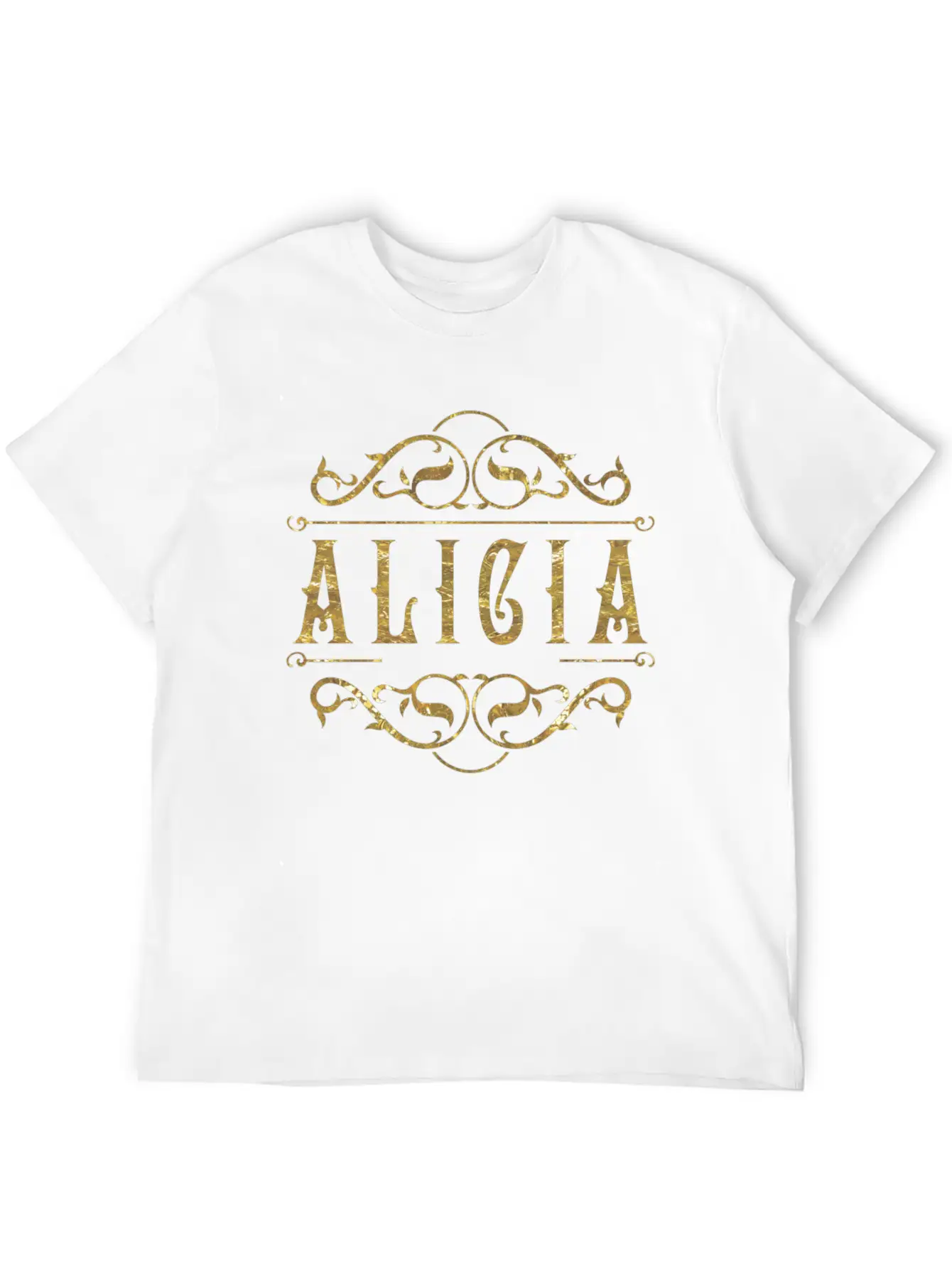 Alicia Gold Timeless Short Sleeve Tee – Comfy And Minimalist Design