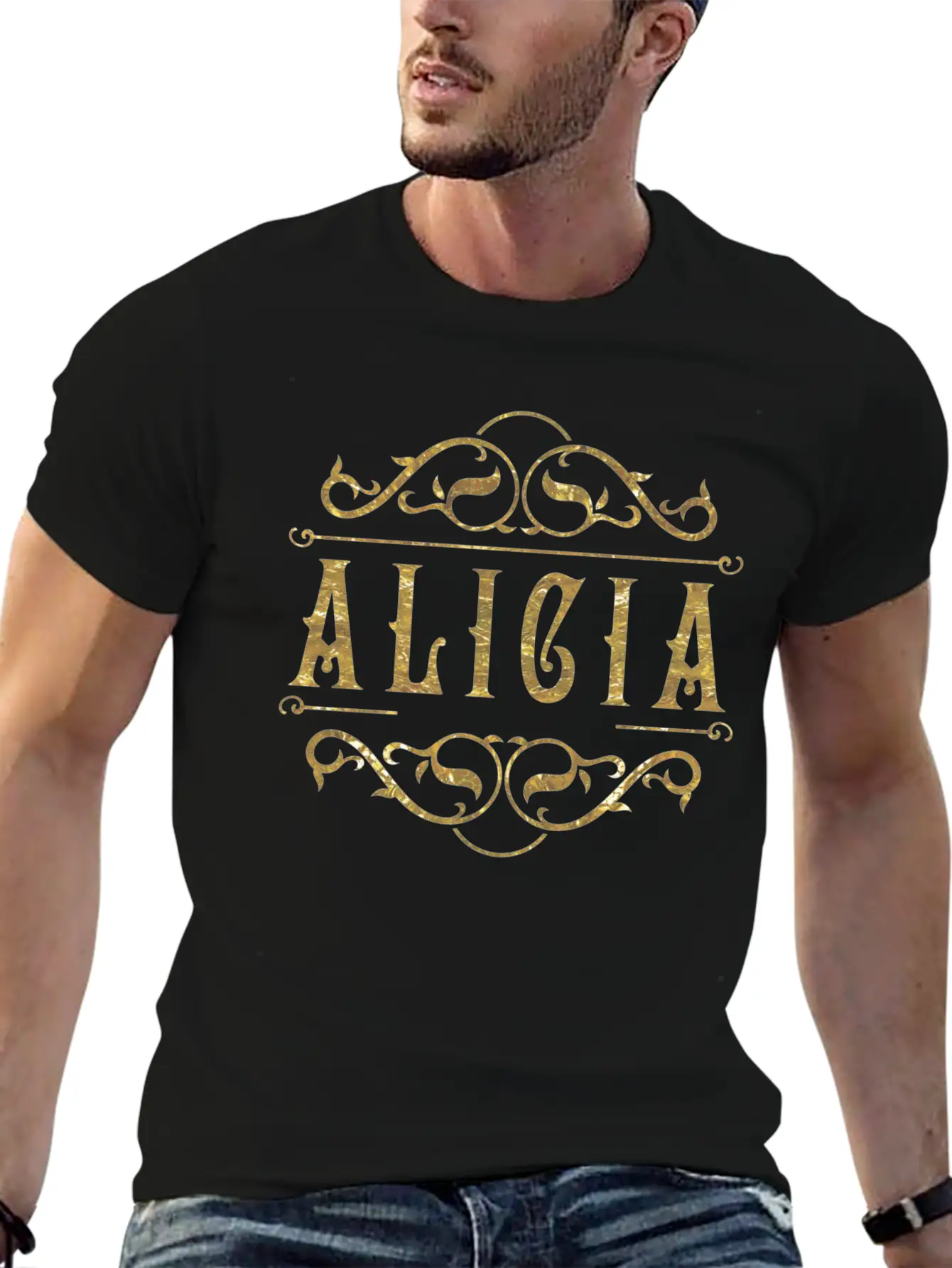 Alicia Gold Timeless Short Sleeve Tee – Comfy And Minimalist Design
