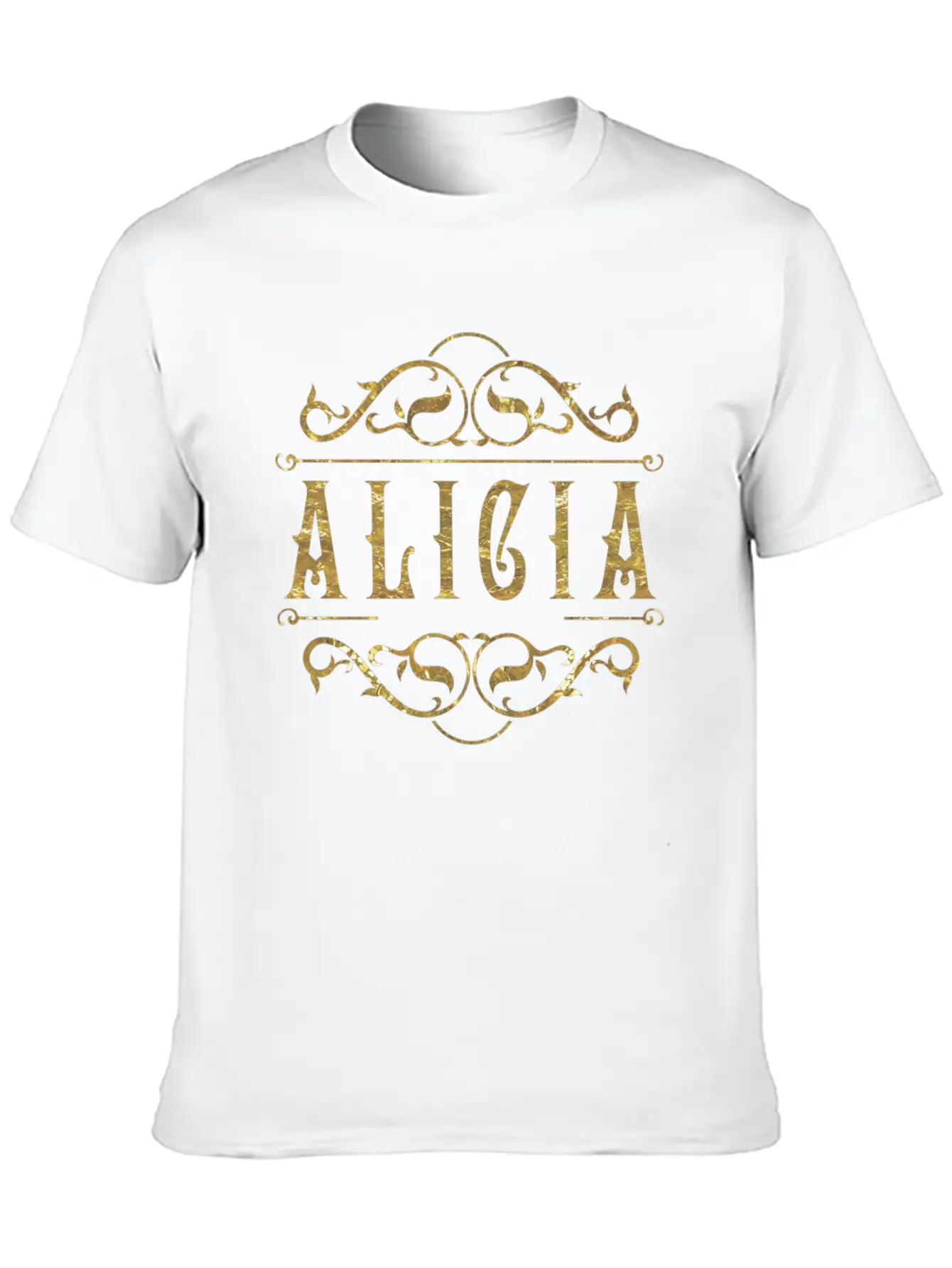 Alicia Gold Timeless Short Sleeve Tee – Comfy And Minimalist Design