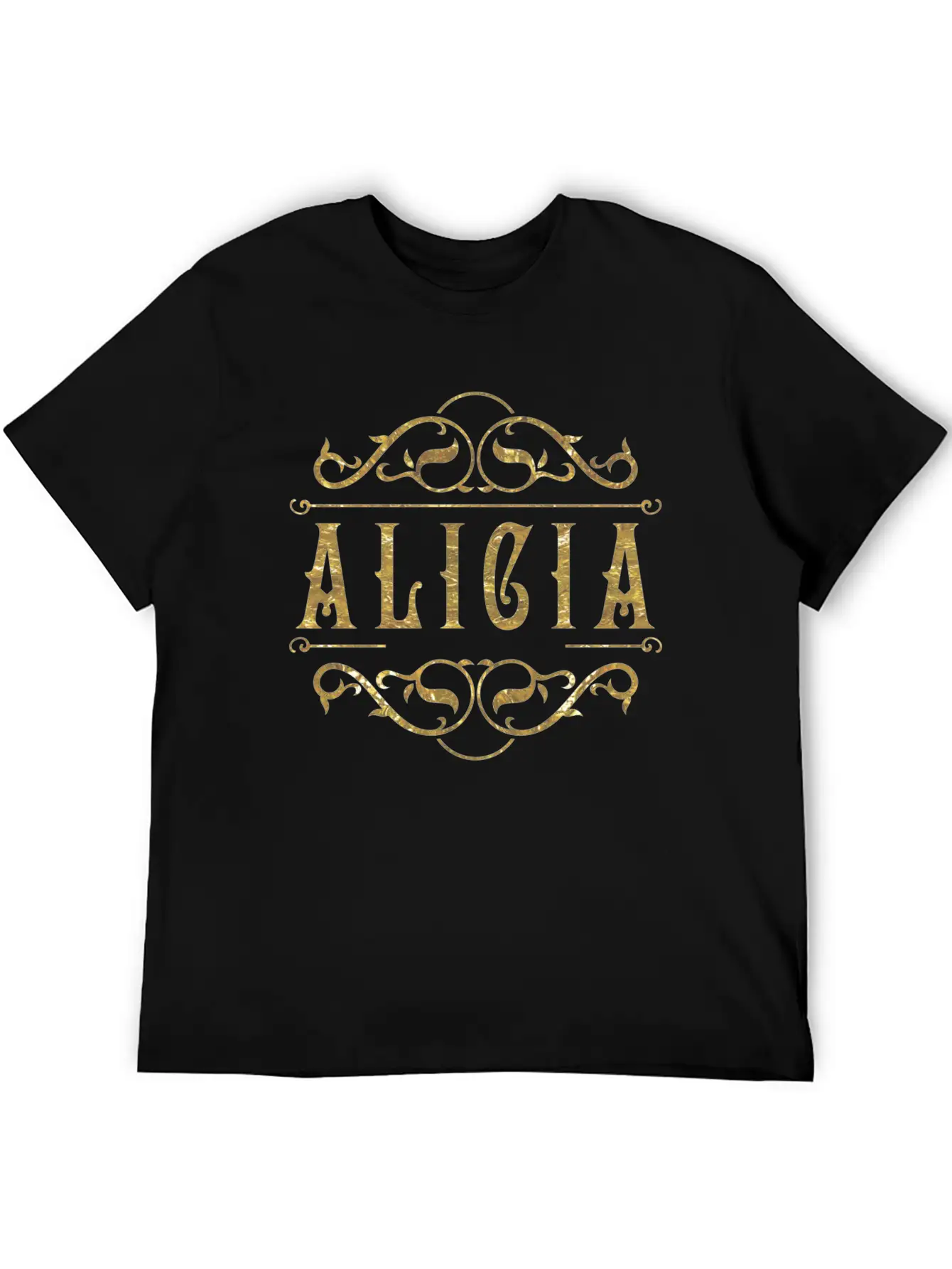 Alicia Gold Timeless Short Sleeve Tee – Comfy And Minimalist Design