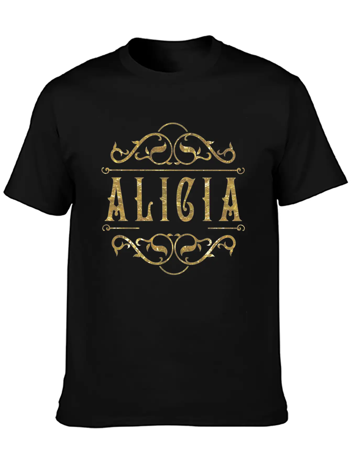 Alicia Gold Timeless Short Sleeve Tee – Comfy And Minimalist Design