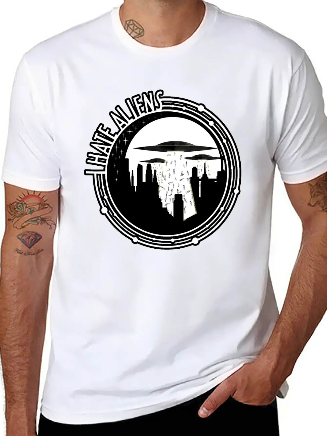 Aliens Casual Graphic T-Shirt – Simple And Comfortable Daily Wear