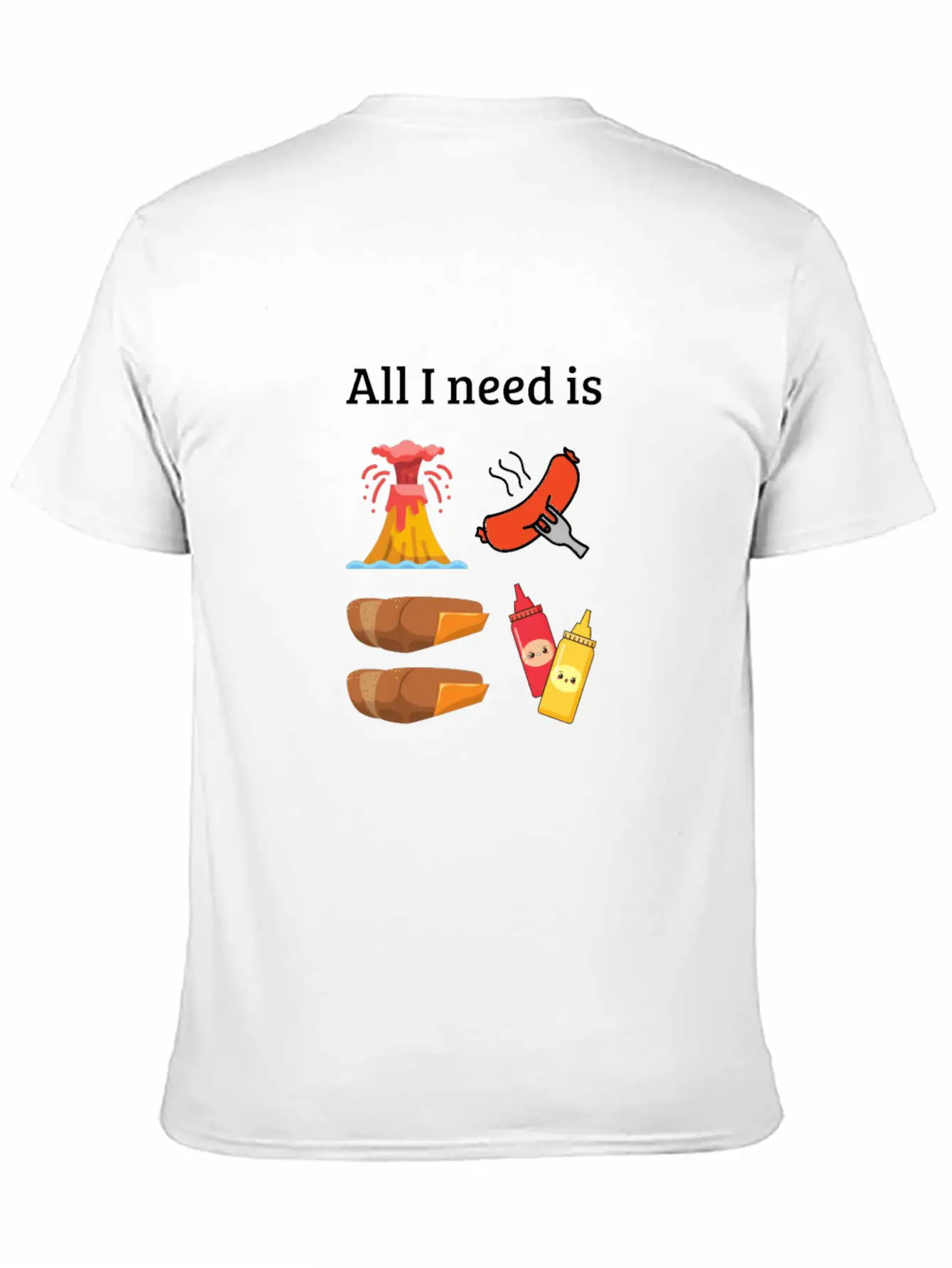 All I Need Is Casual Graphic T-Shirt – Simple And Comfortable Daily Wear