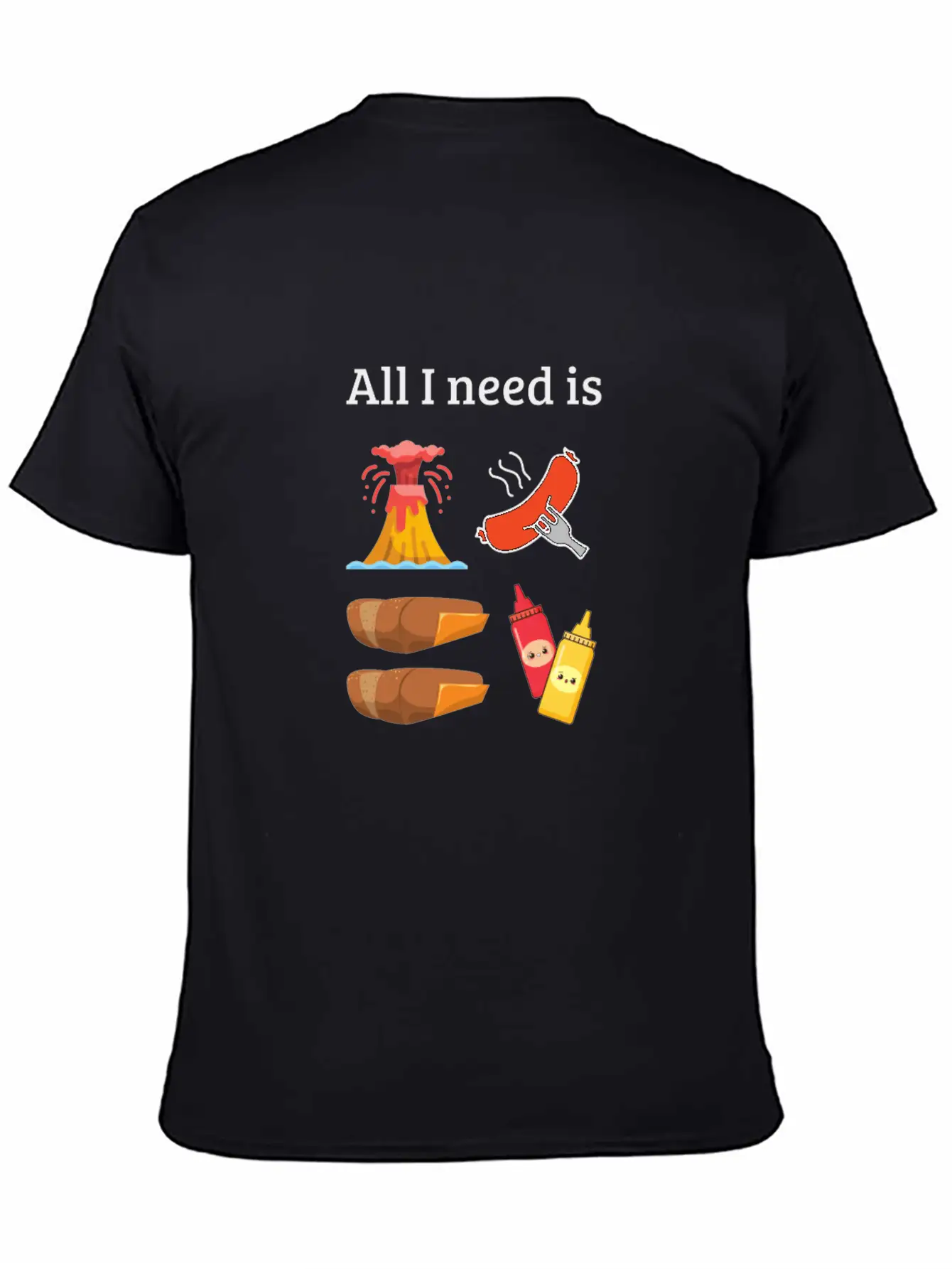 All I Need Is Casual Graphic T-Shirt – Simple And Comfortable Daily Wear
