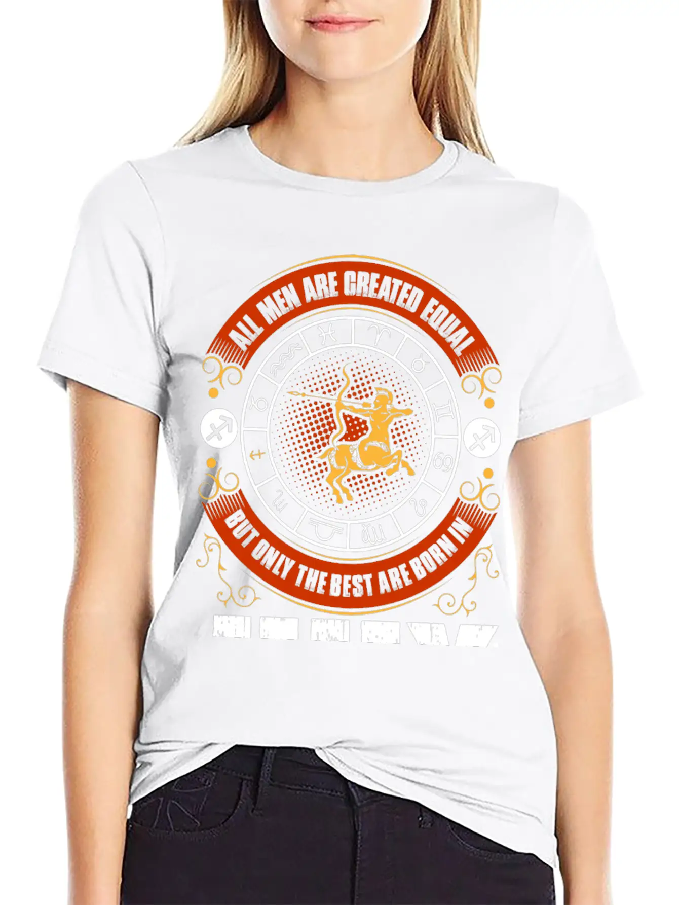 All Men Are Created Equal But Only The Best Are Casual Graphic T-Shirt – Simple And Comfortable Daily Wear