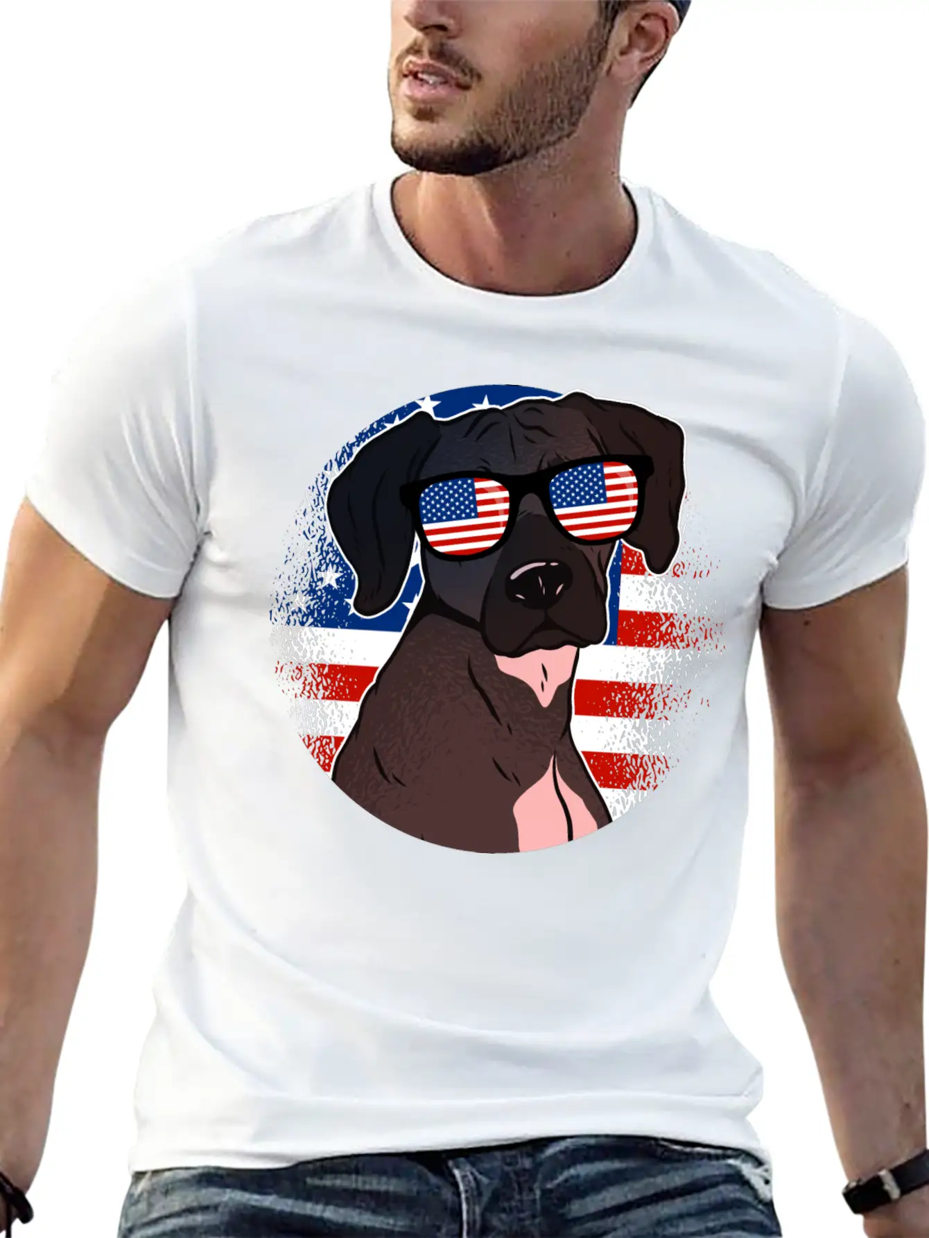 America Casual Graphic T-Shirt – Simple And Comfortable Daily Wear