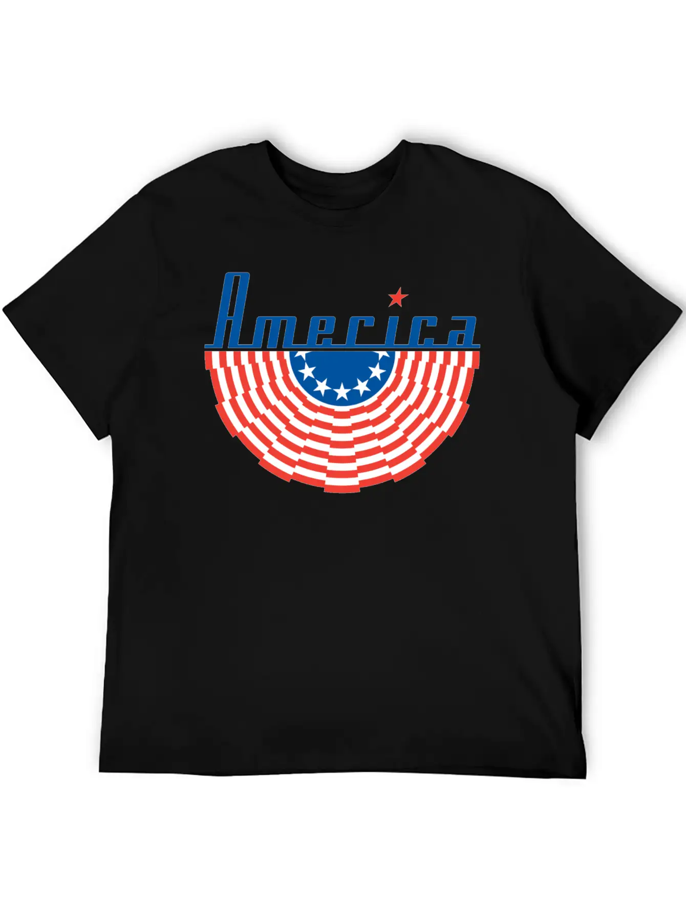 America Flag Casual Graphic T-Shirt – Simple And Comfortable Daily Wear