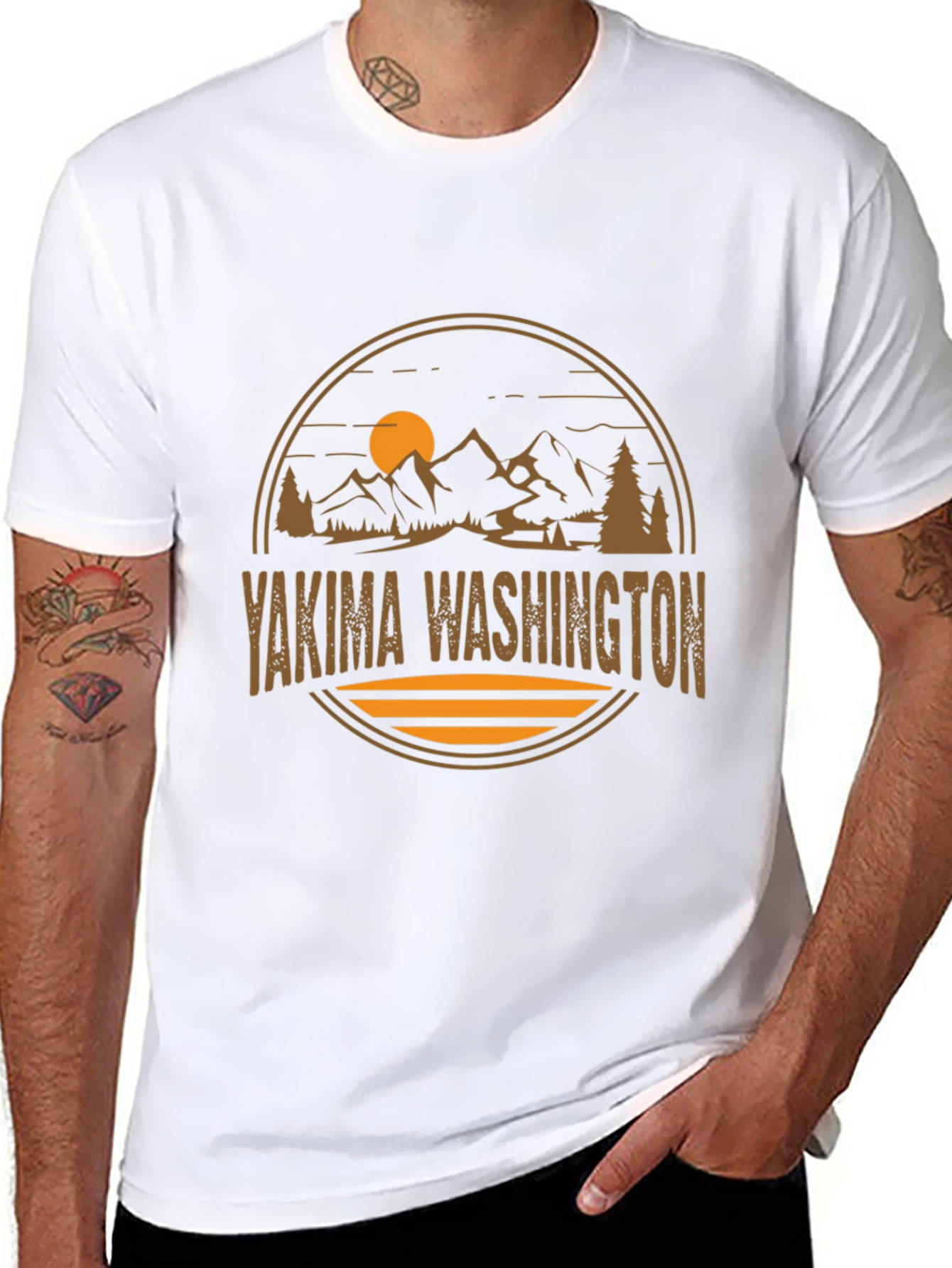 Yakima Washington Retro Graphic T-Shirt