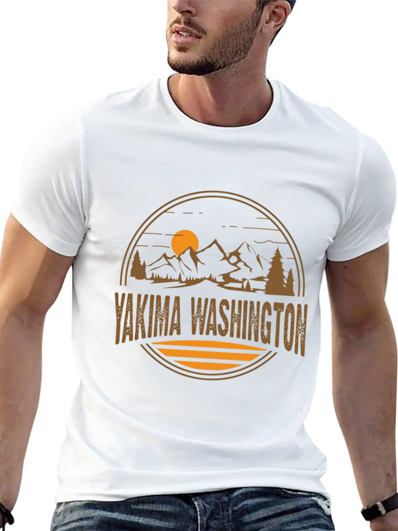 Yakima Washington Retro Graphic T-Shirt
