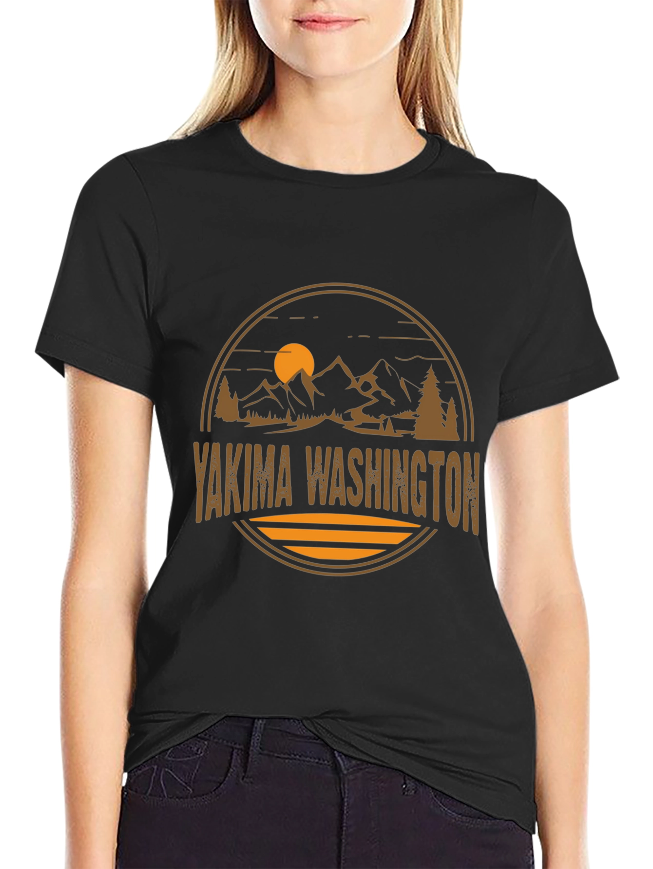 Yakima Washington Retro Graphic T-Shirt