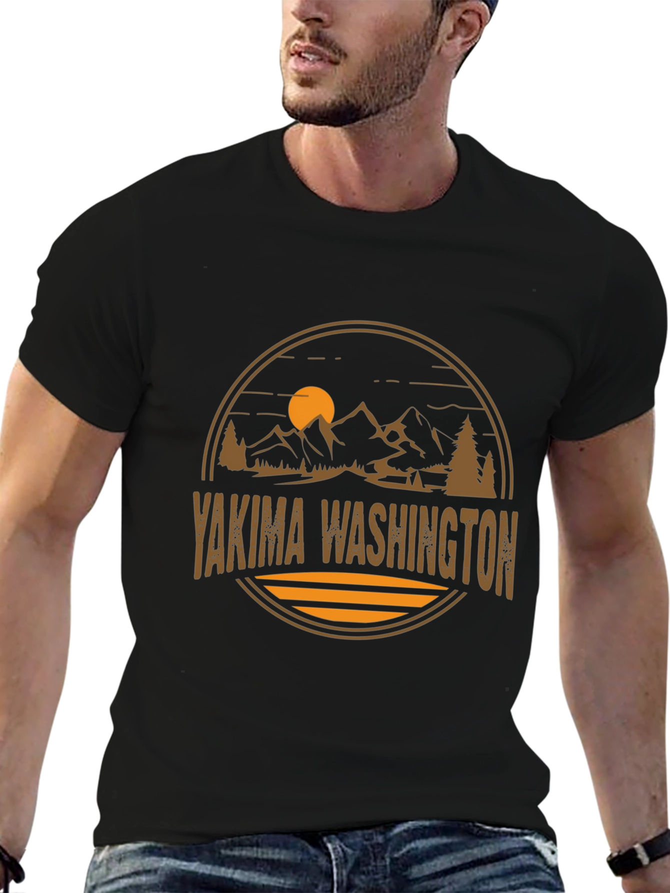 Yakima Washington Retro Graphic T-Shirt