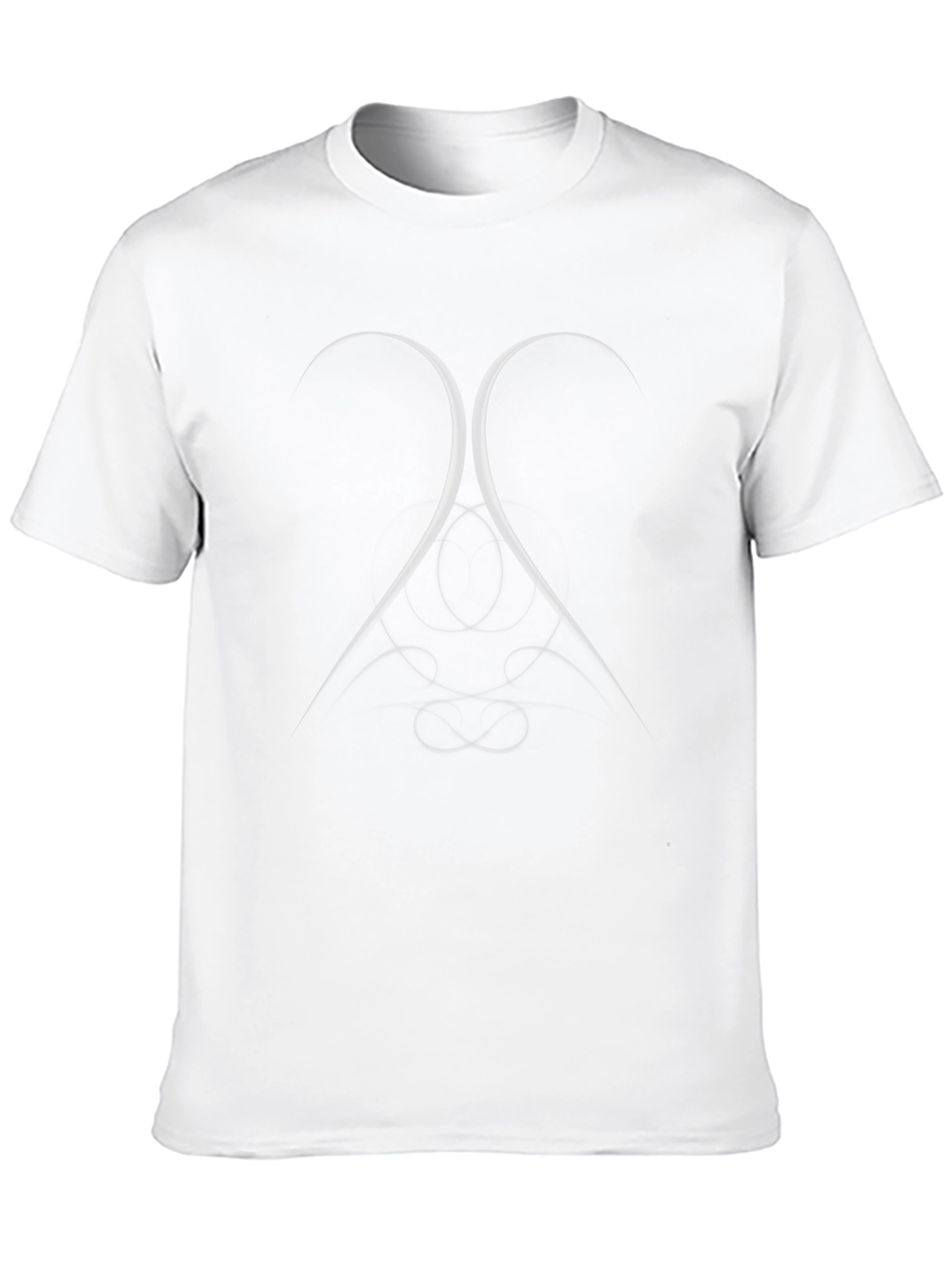 Abstract Graphic Tee - Modern Black T-Shirt