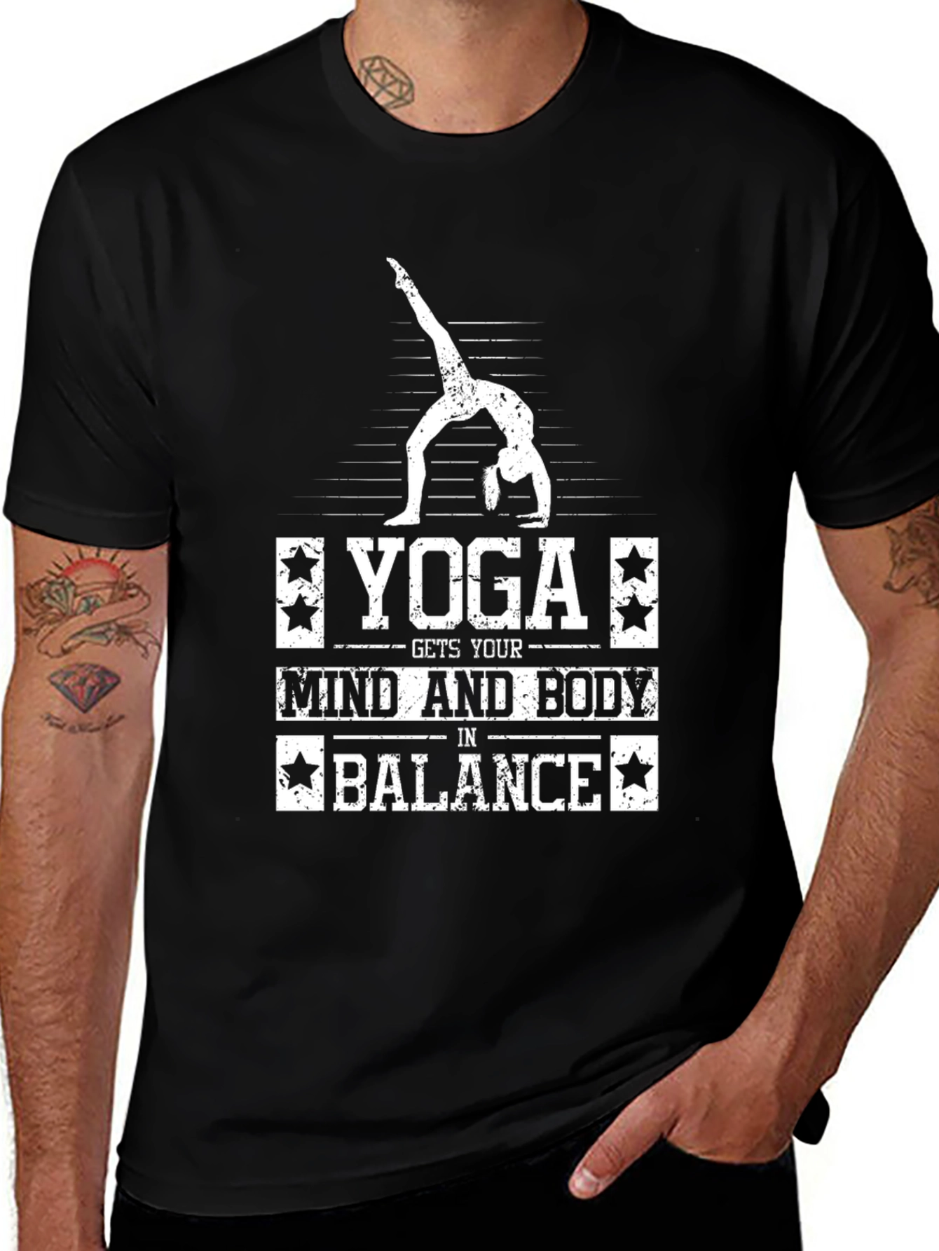 Yoga Mind & Body Balance Graphic Tee