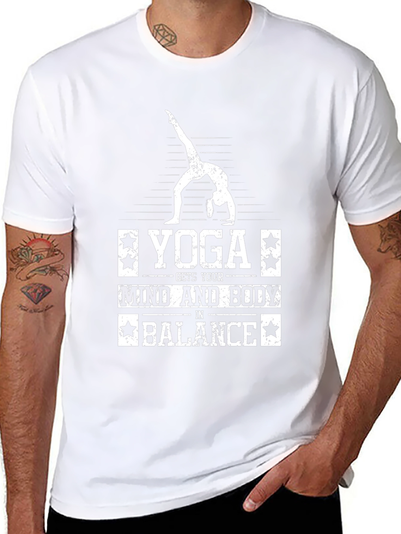 Yoga Mind & Body Balance Graphic Tee